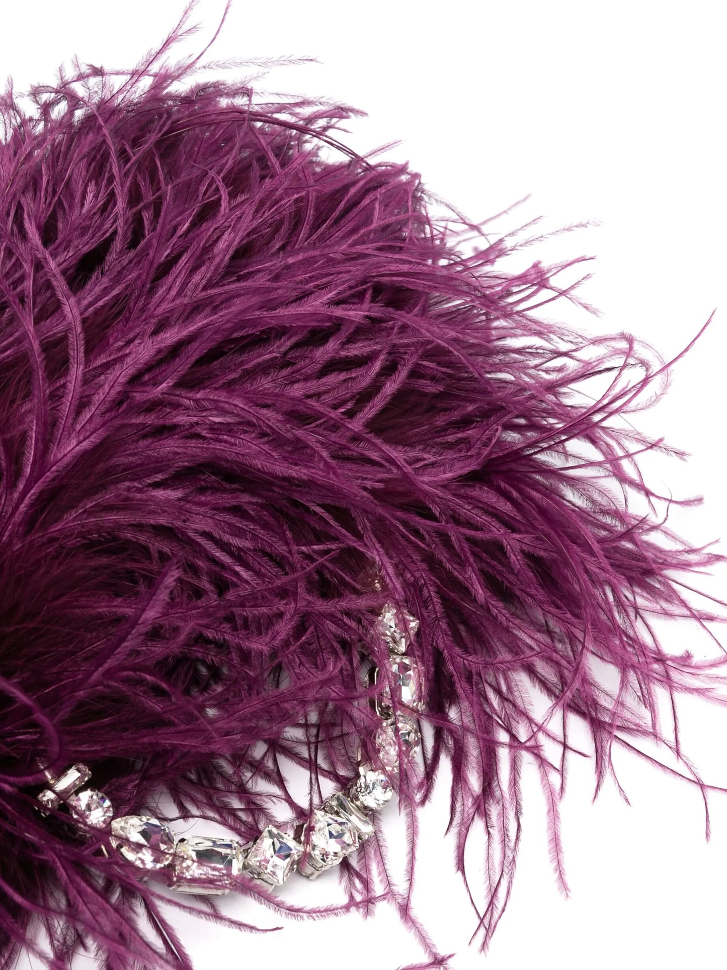 Taliya feather mini bag