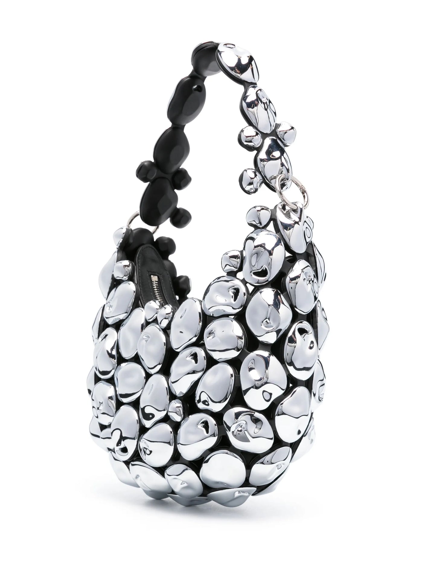 Stone Cloud metallic shoulder bag