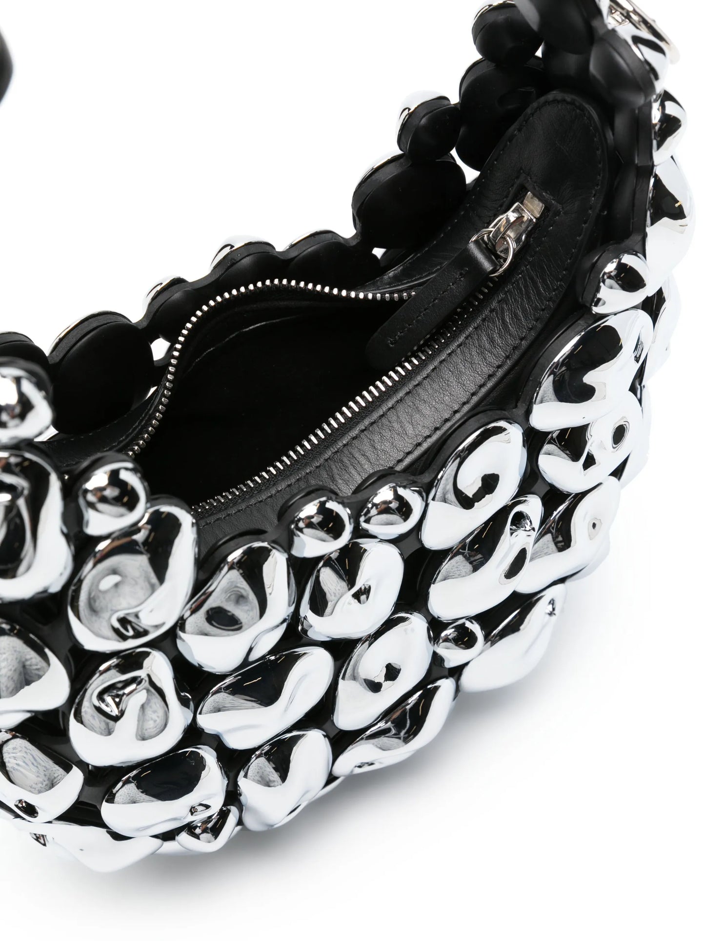 Stone Cloud metallic shoulder bag
