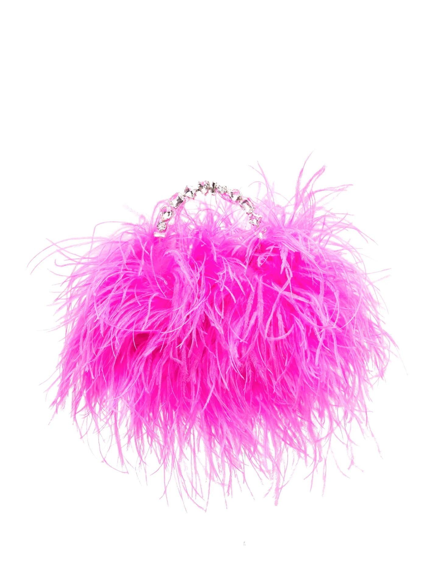 Taliya feather-embellished mini bag