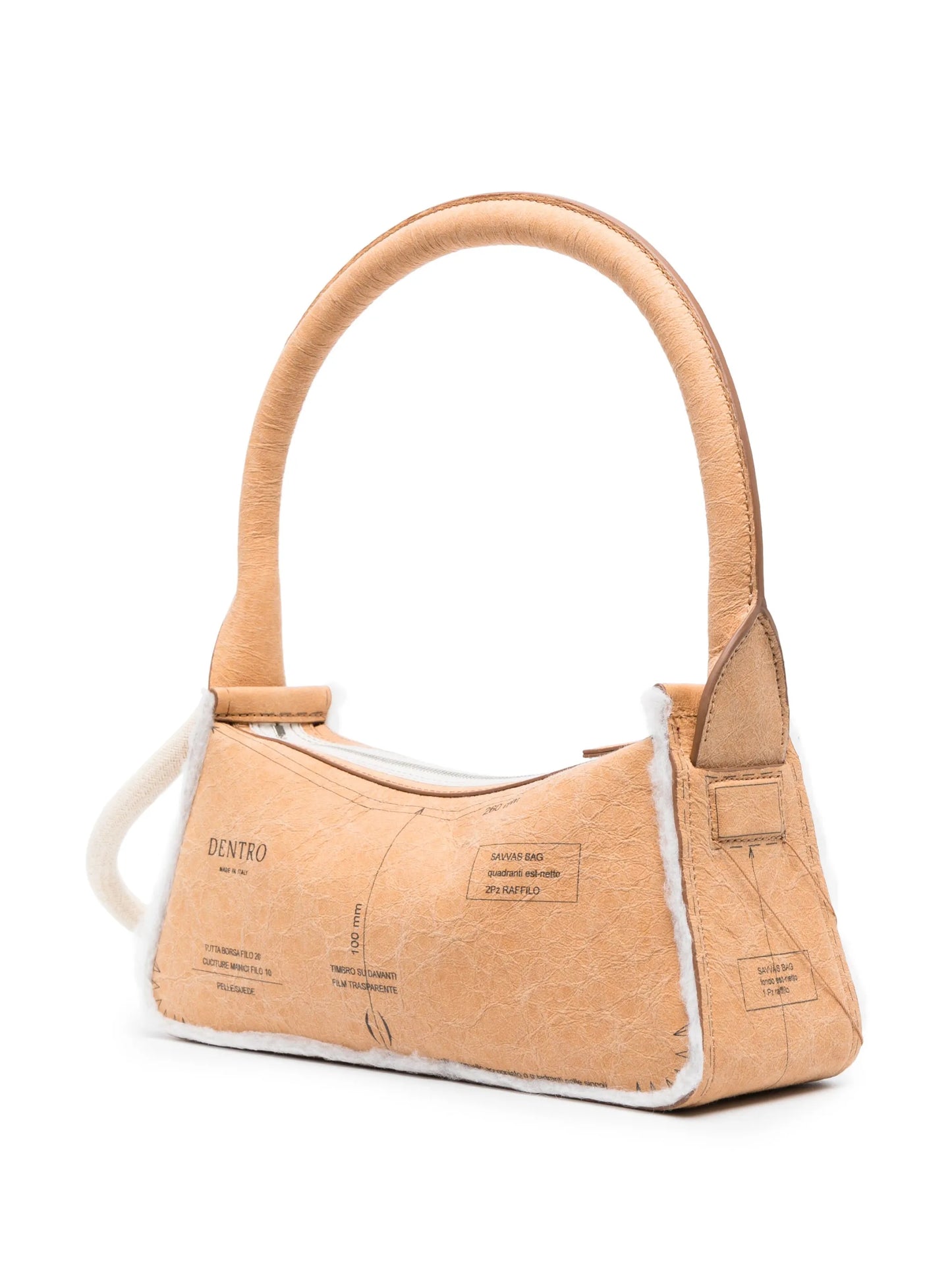 Savvas technical-print shoulder bag