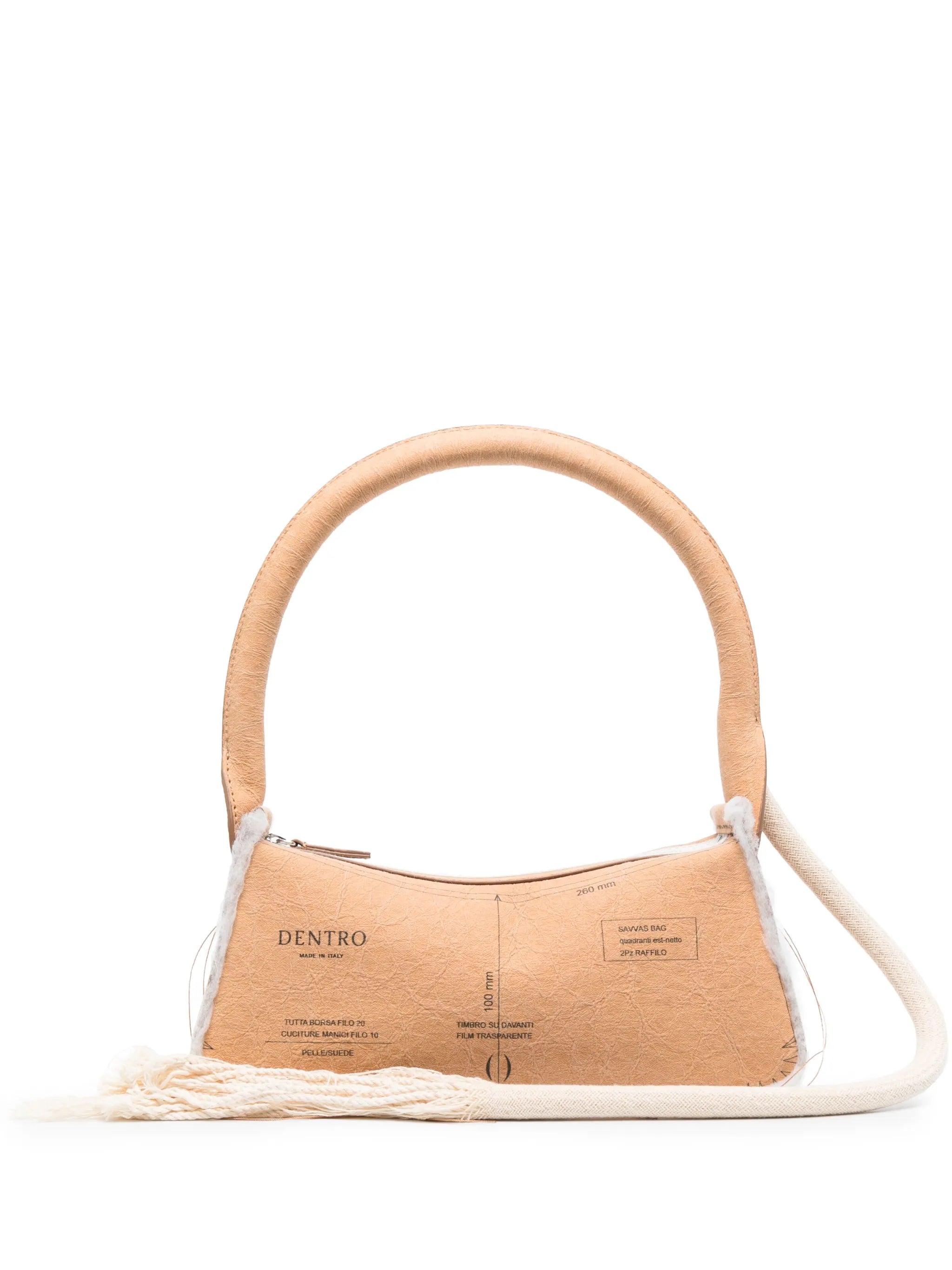 Savvas technical-print shoulder bag
