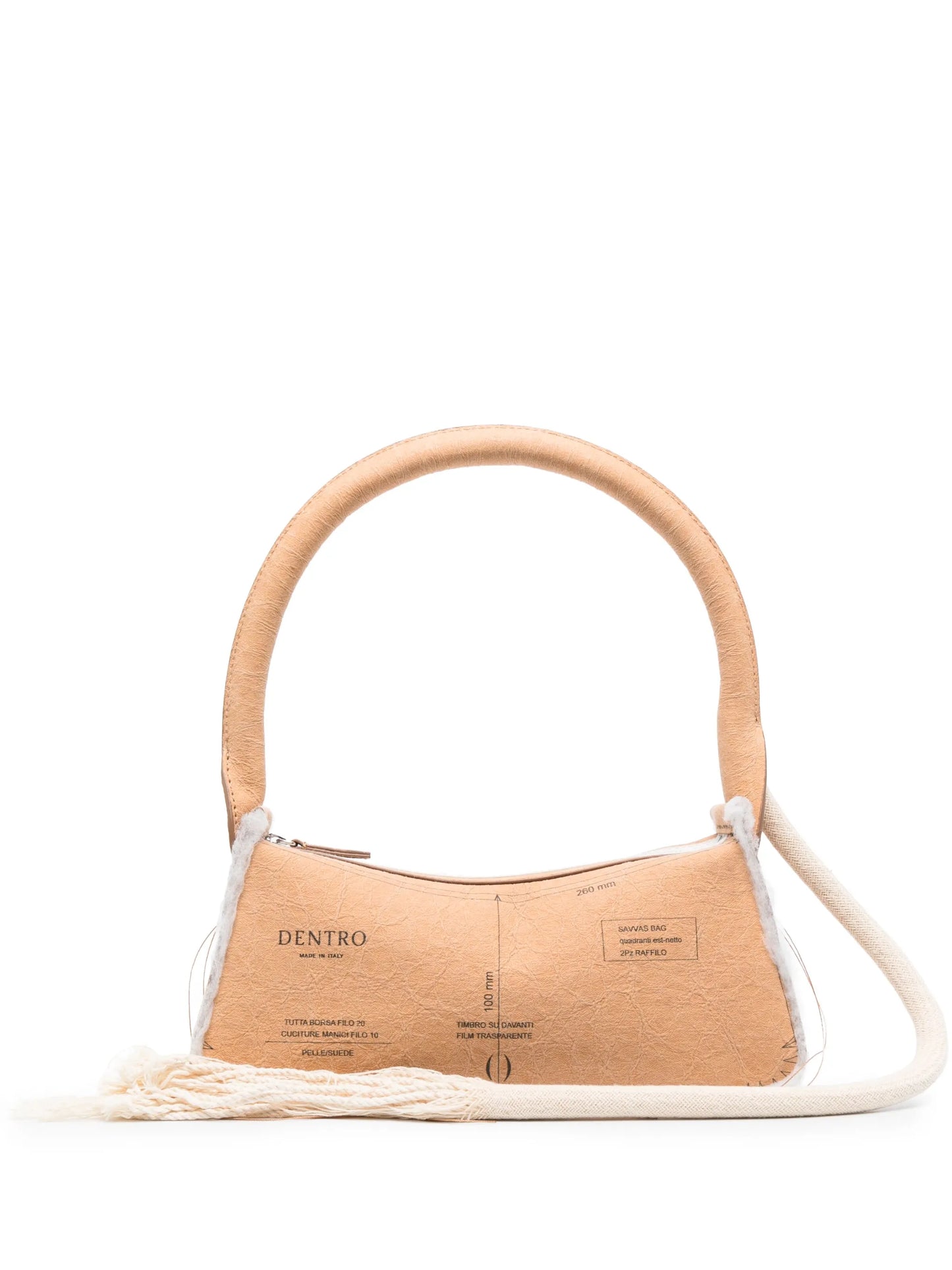 Savvas technical-print shoulder bag