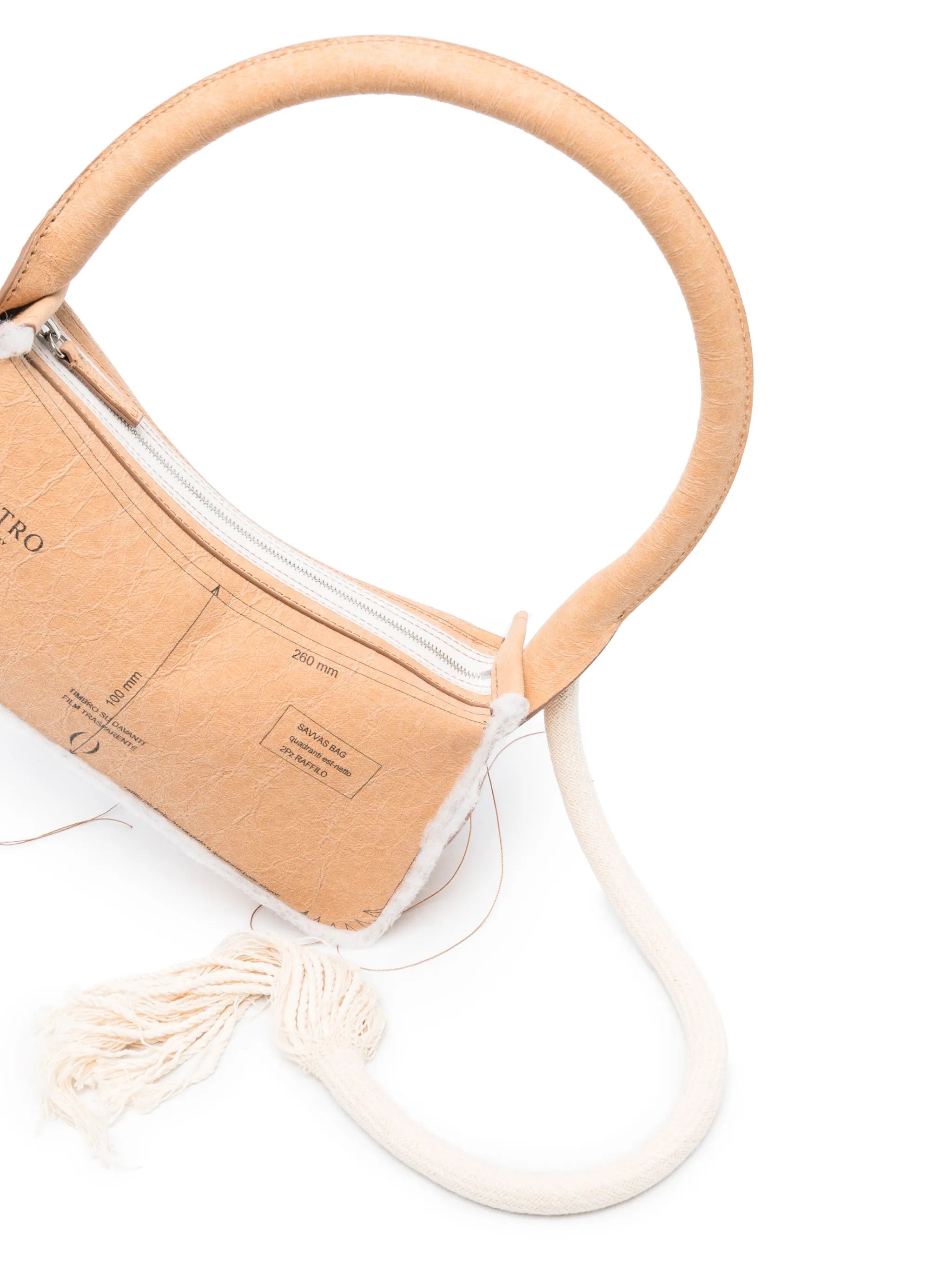 Savvas technical-print shoulder bag