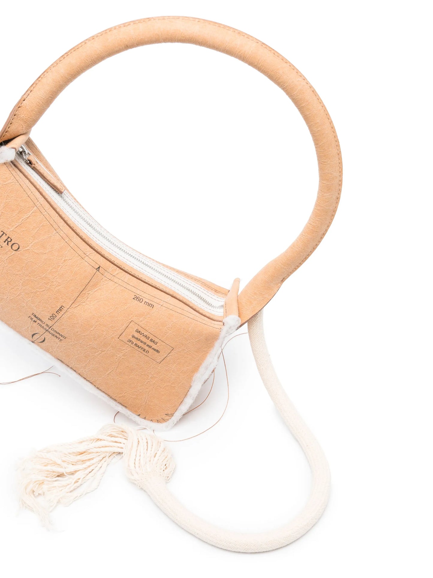Savvas technical-print shoulder bag