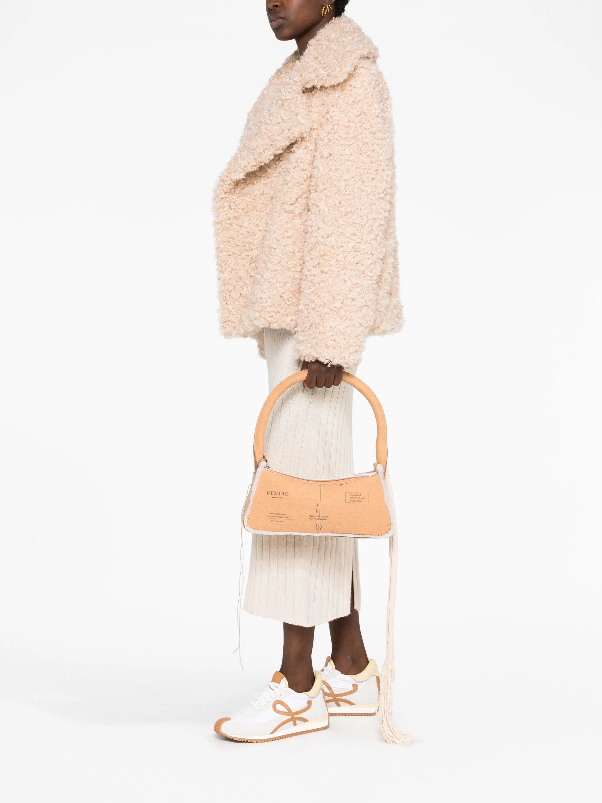 Savvas technical-print shoulder bag