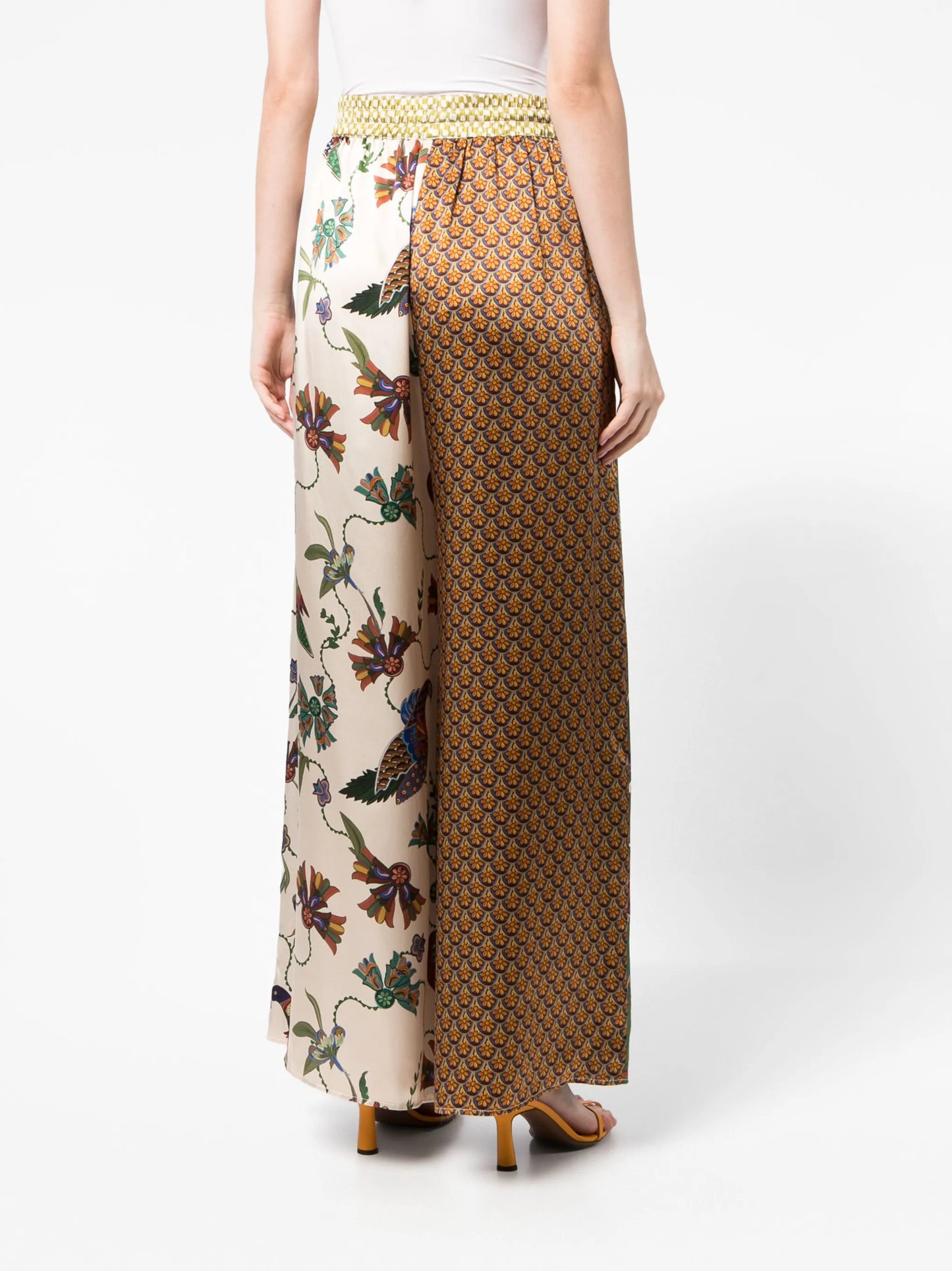 Birdie silk palazzo trousers