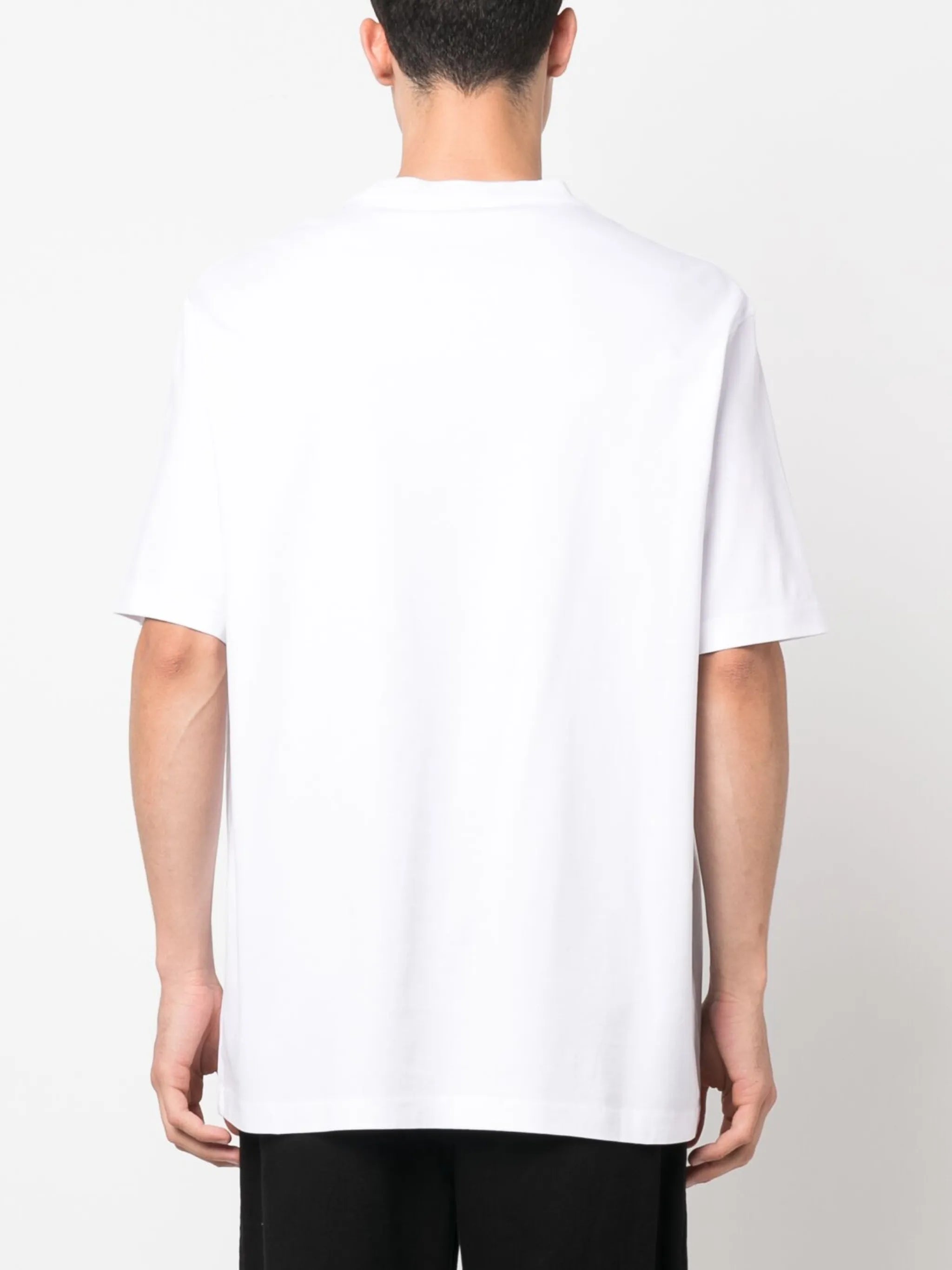 logo-embroidered short-sleeve T-shirt