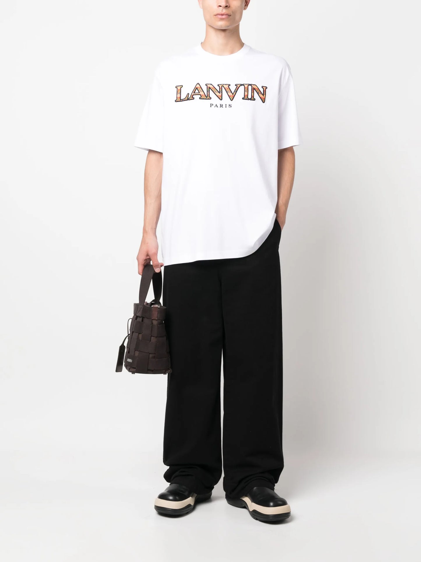 logo-embroidered short-sleeve T-shirt