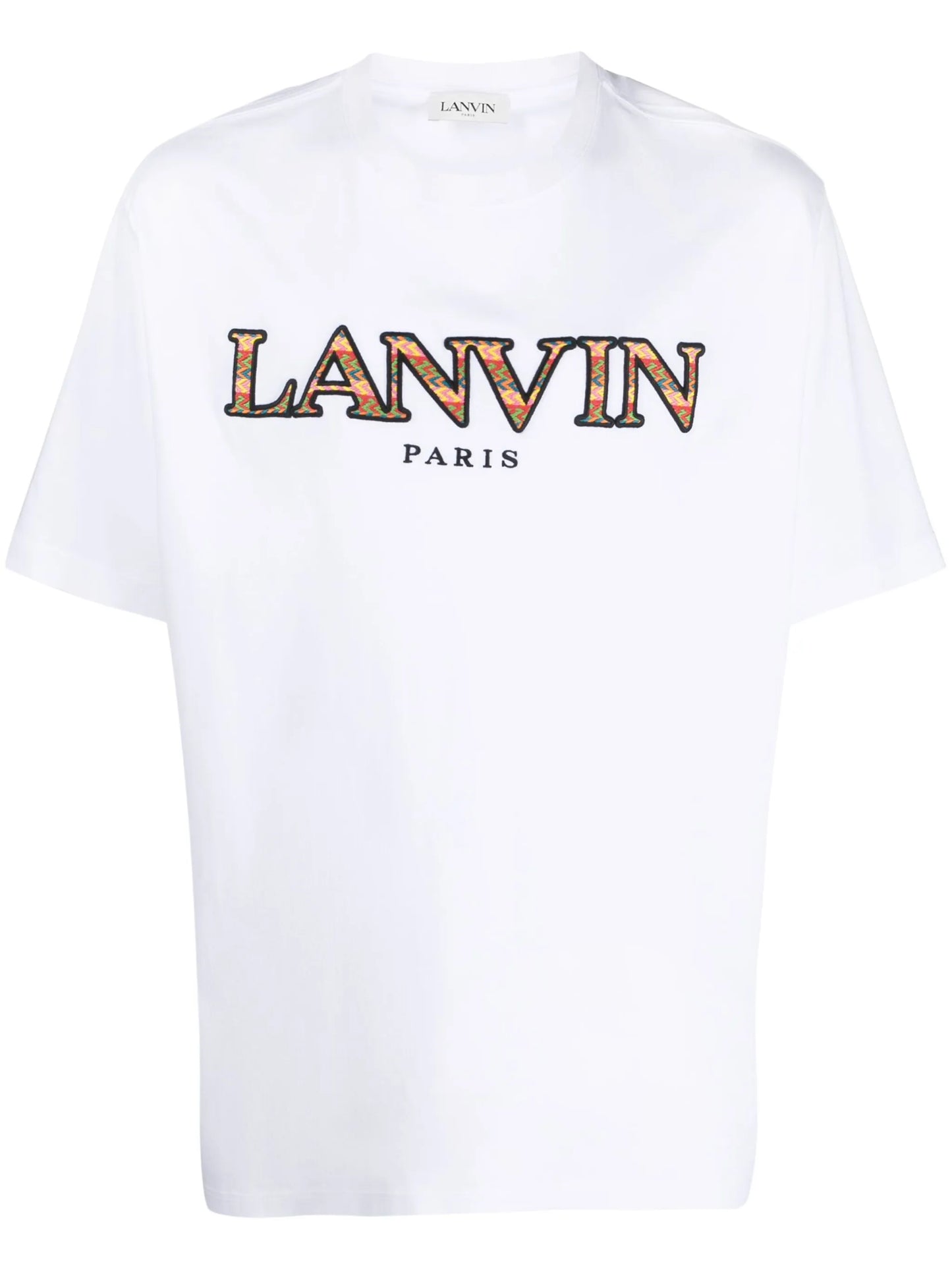 logo-embroidered short-sleeve T-shirt
