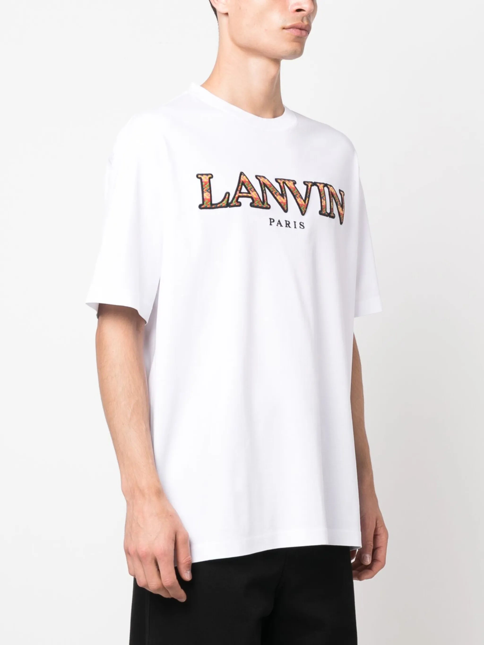 logo-embroidered short-sleeve T-shirt