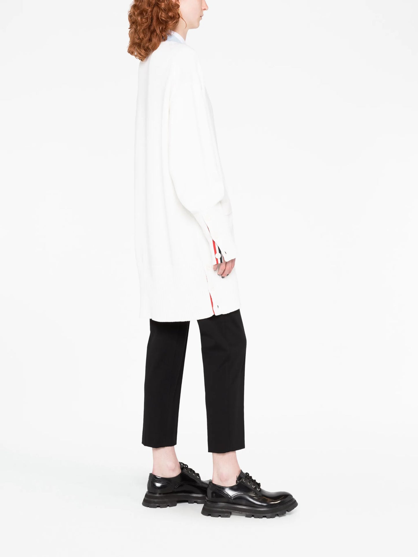 4-Bar cotton cardigan