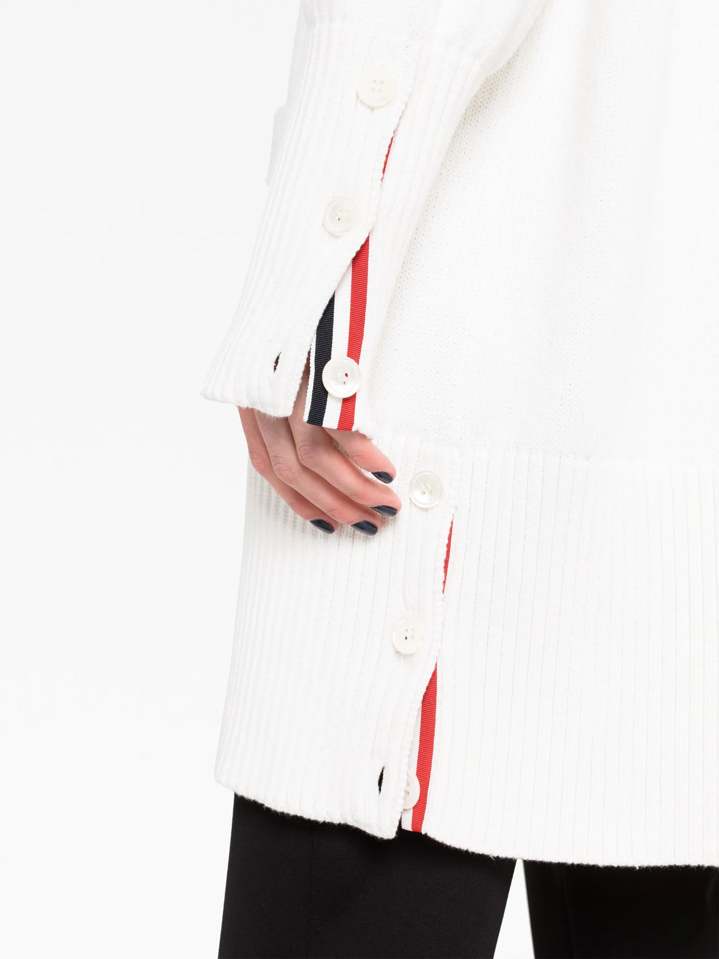 4-Bar cotton cardigan