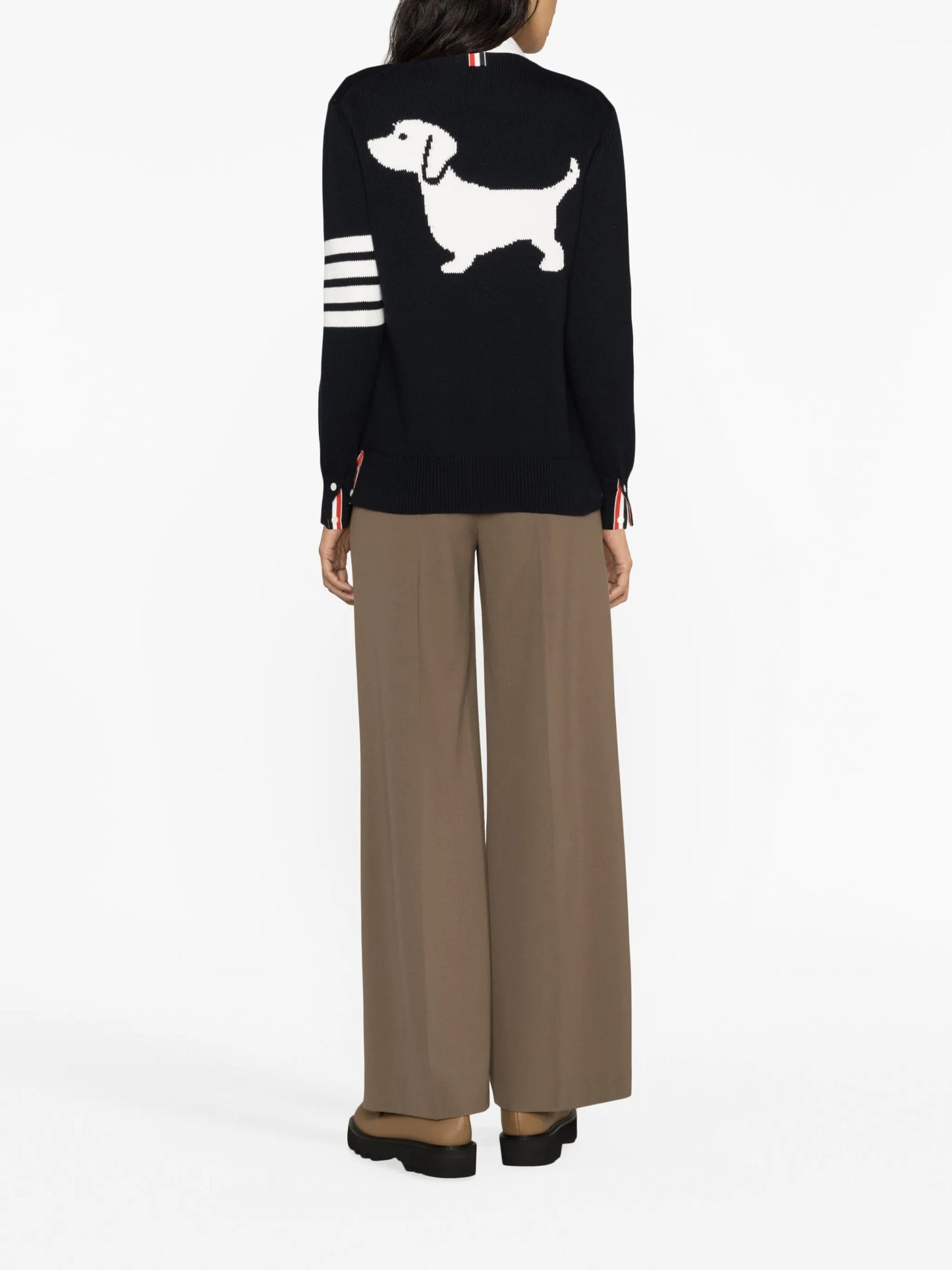 4-Bar Stripe cardigan
