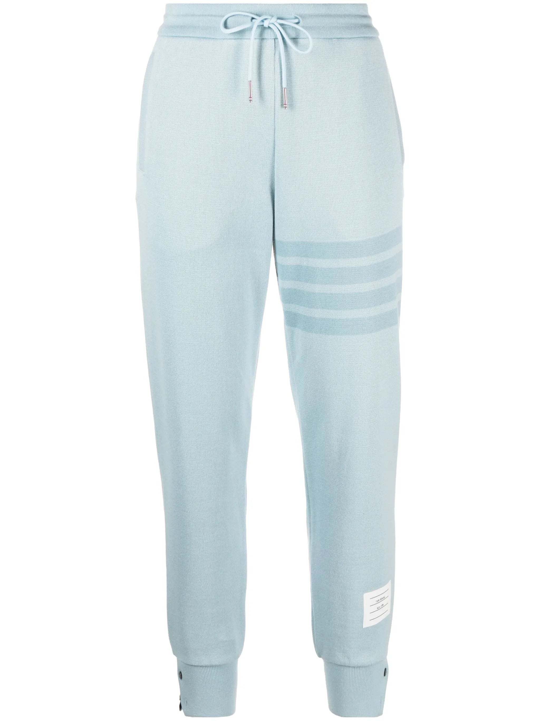 4-Bar-stripe cotton track pants