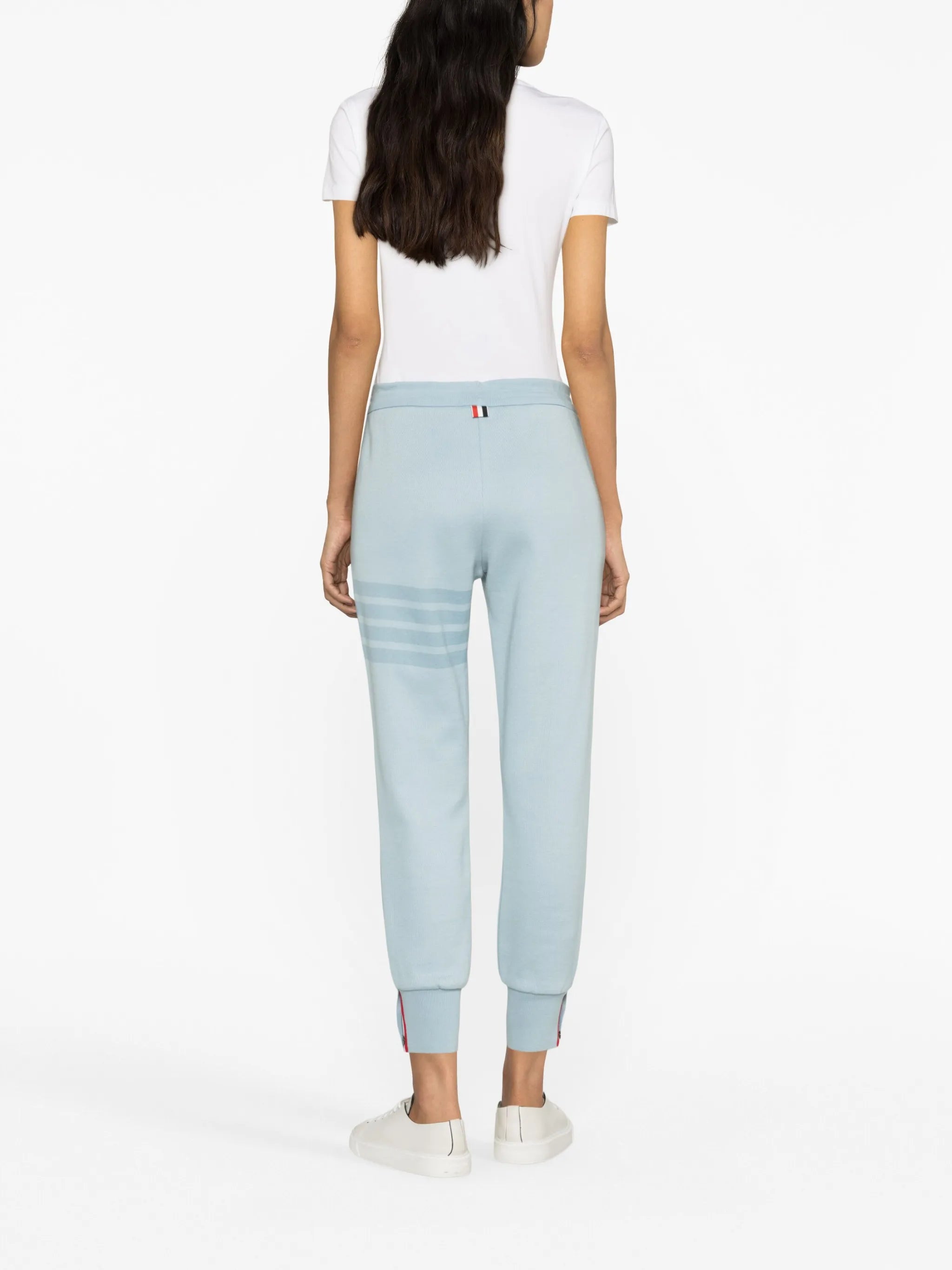 4-Bar-stripe cotton track pants