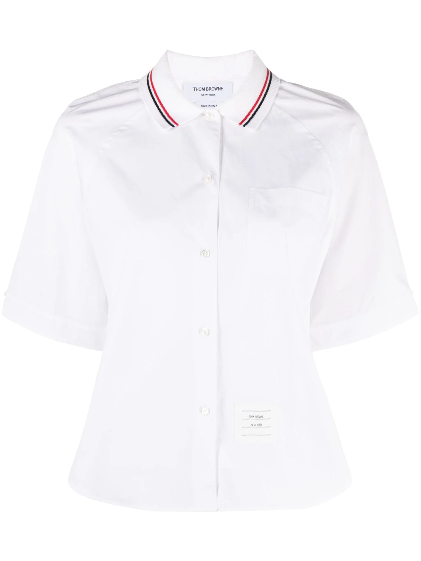 poplin box pleat shirt