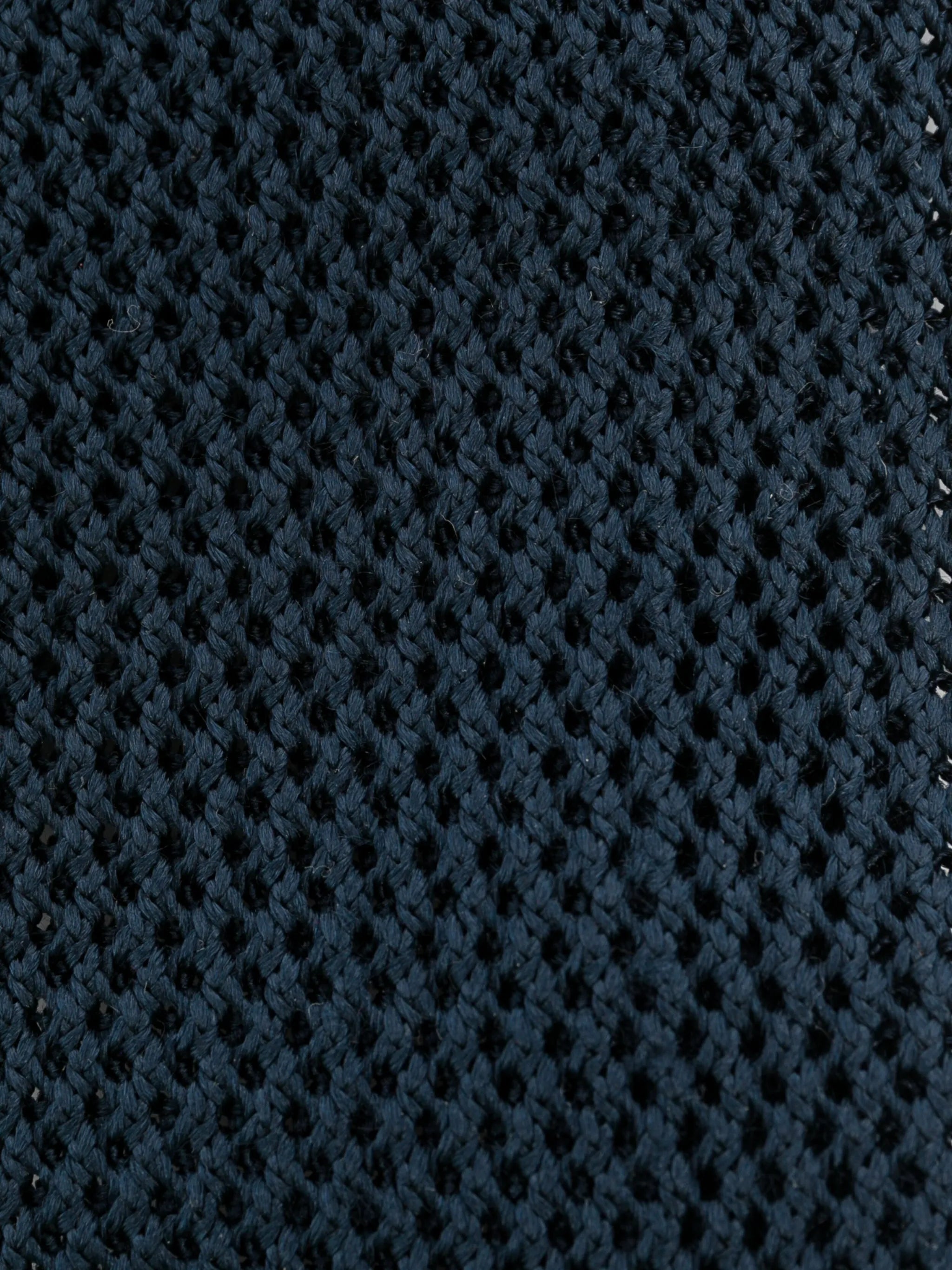 Hector pointelle knitted silk tie