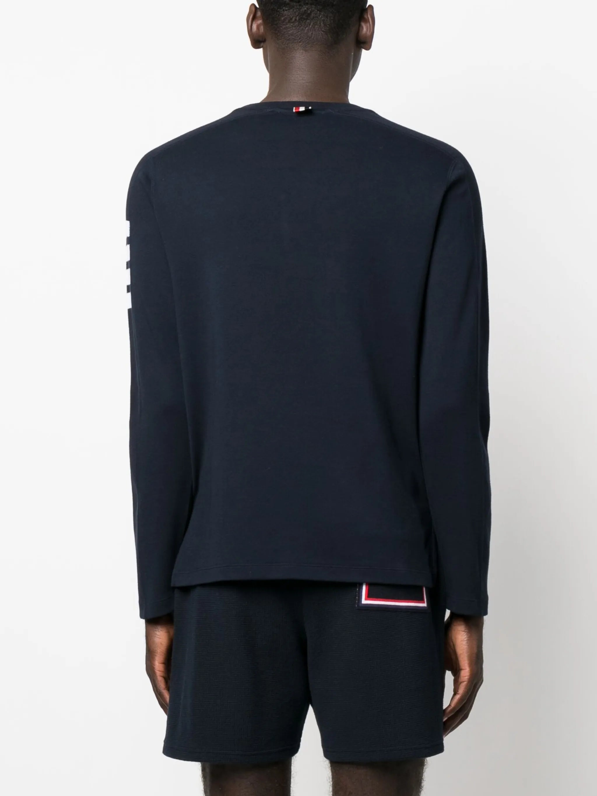 milano cotton 4-Bar long-sleeve tee