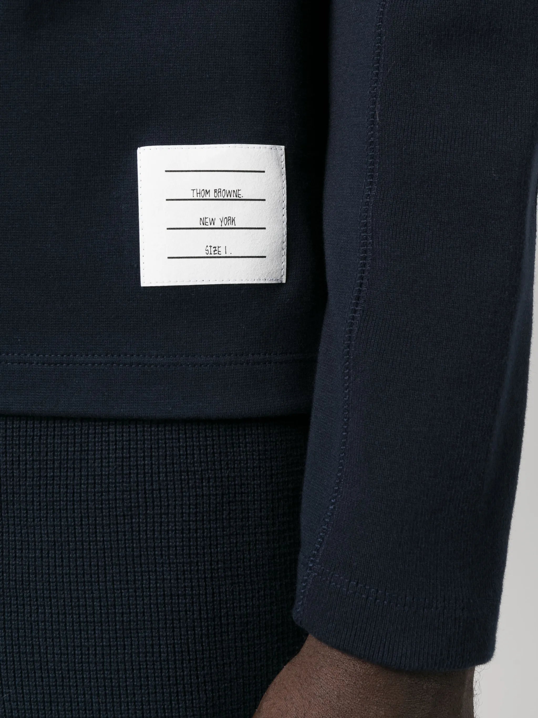 milano cotton 4-Bar long-sleeve tee