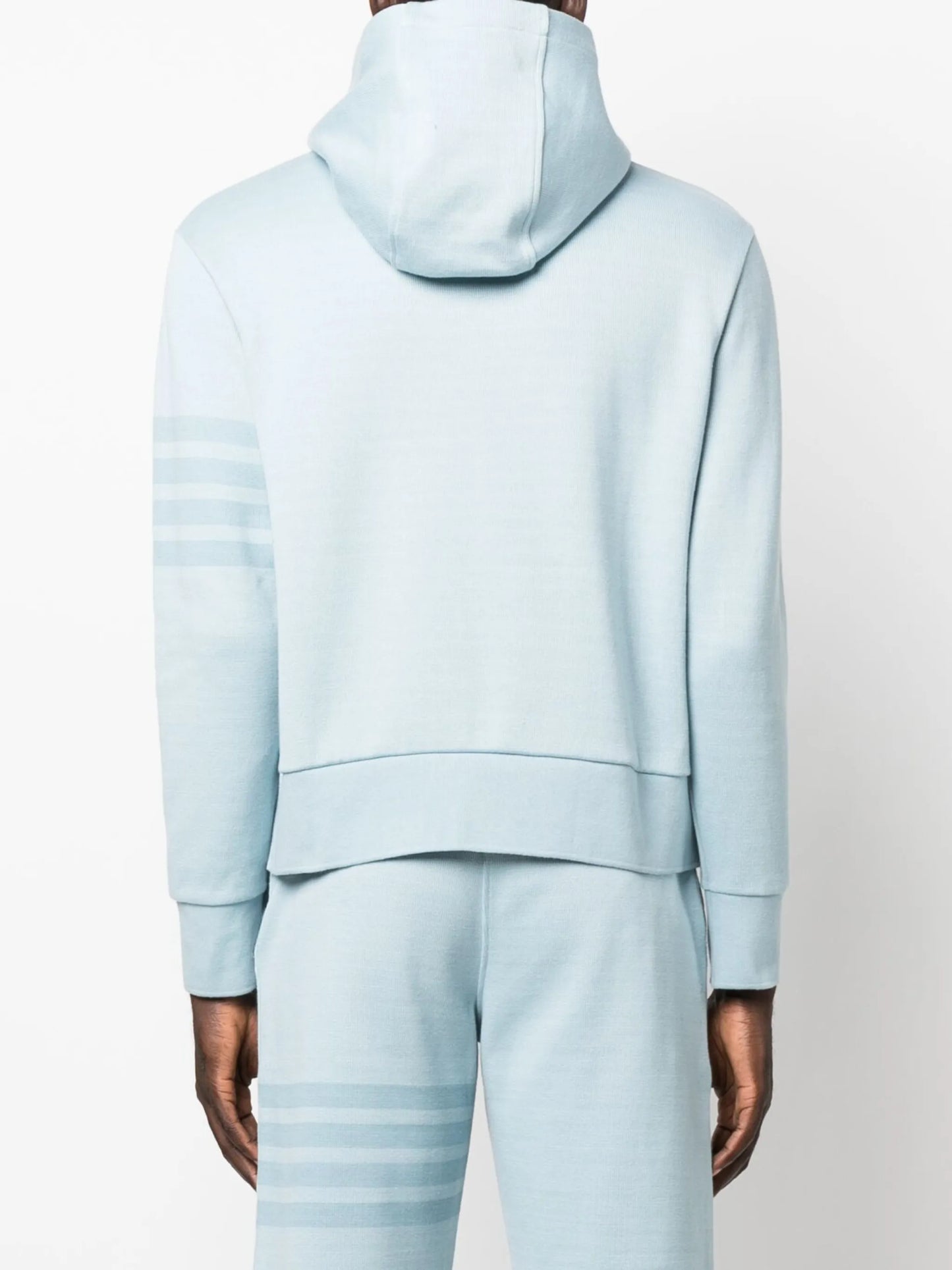4-Bar double-face hoodie