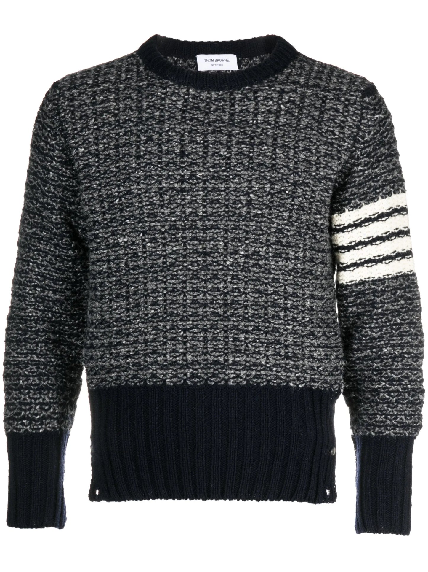 4-Bar mélange-effect jumper