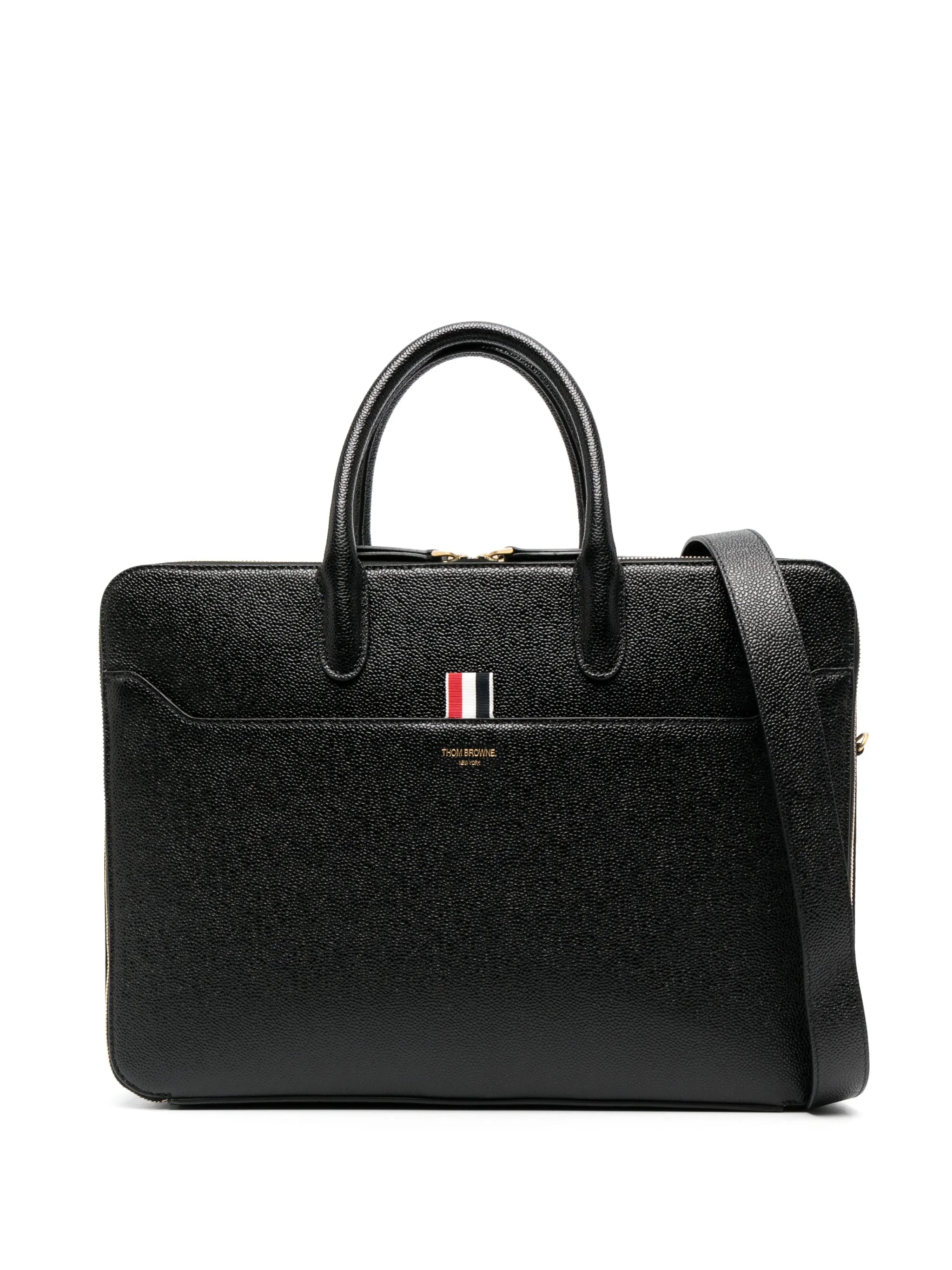 grosgrain-loop tote bag