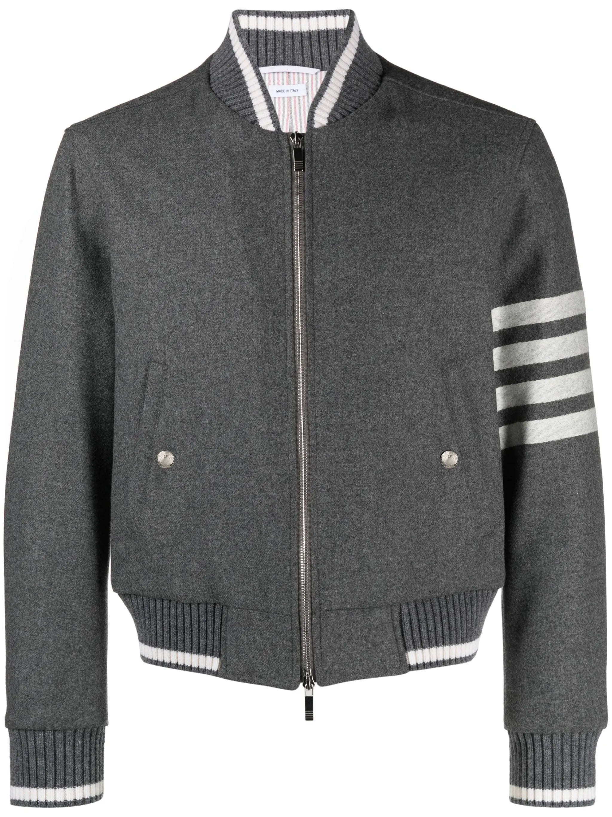 4-Bar stripe bomber jacket