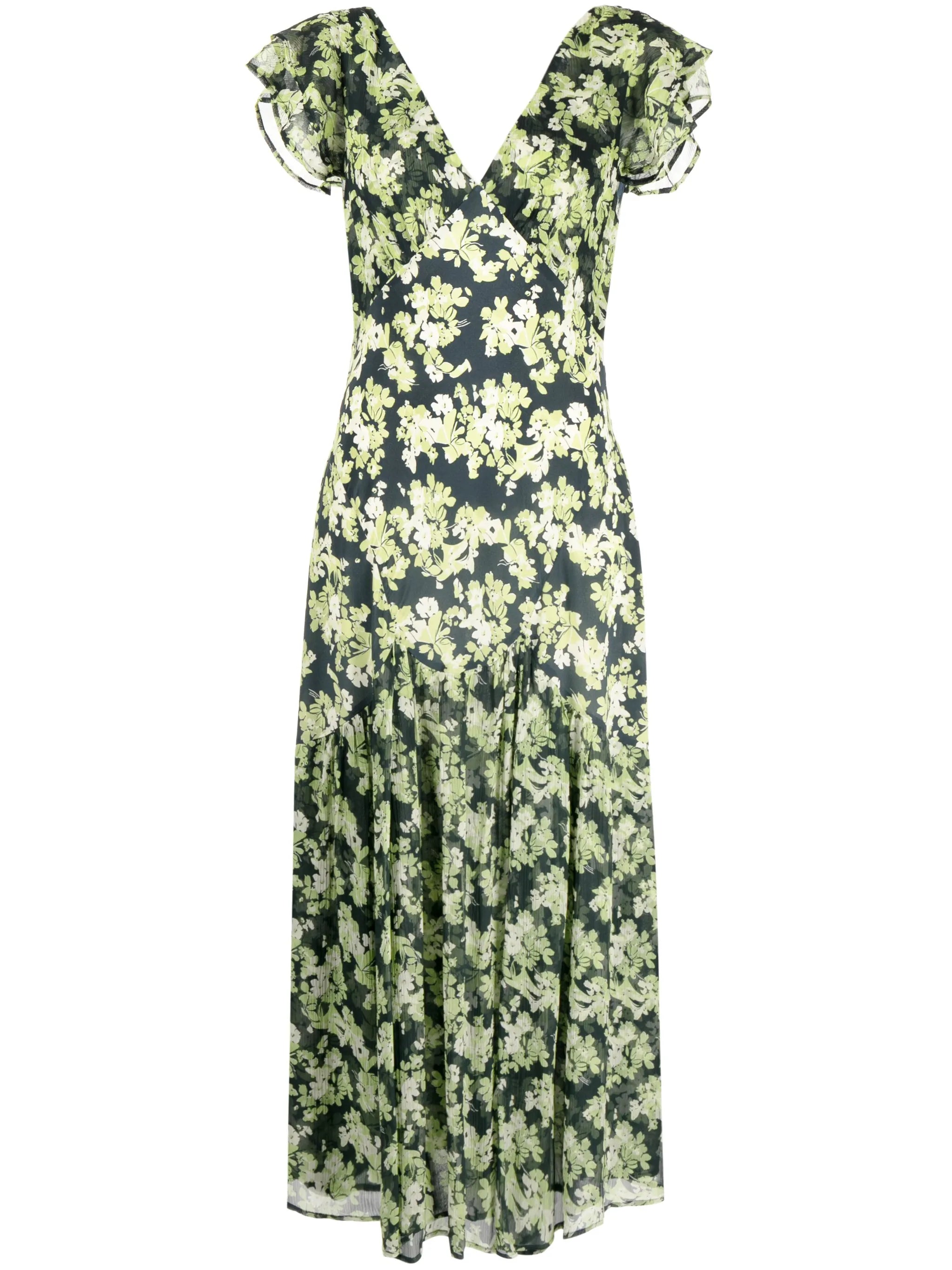 Cinzia floral-print midi dress