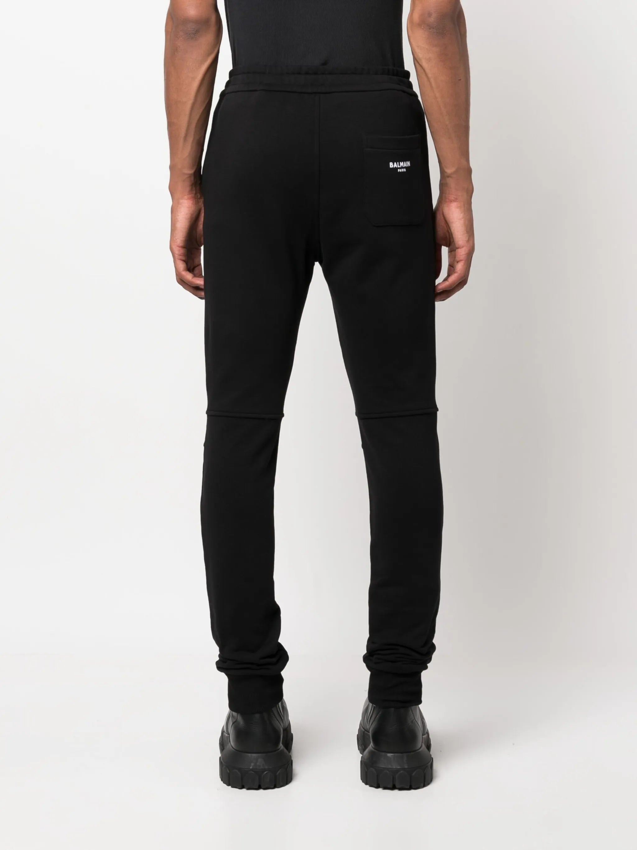 organic cotton fitted track pants
