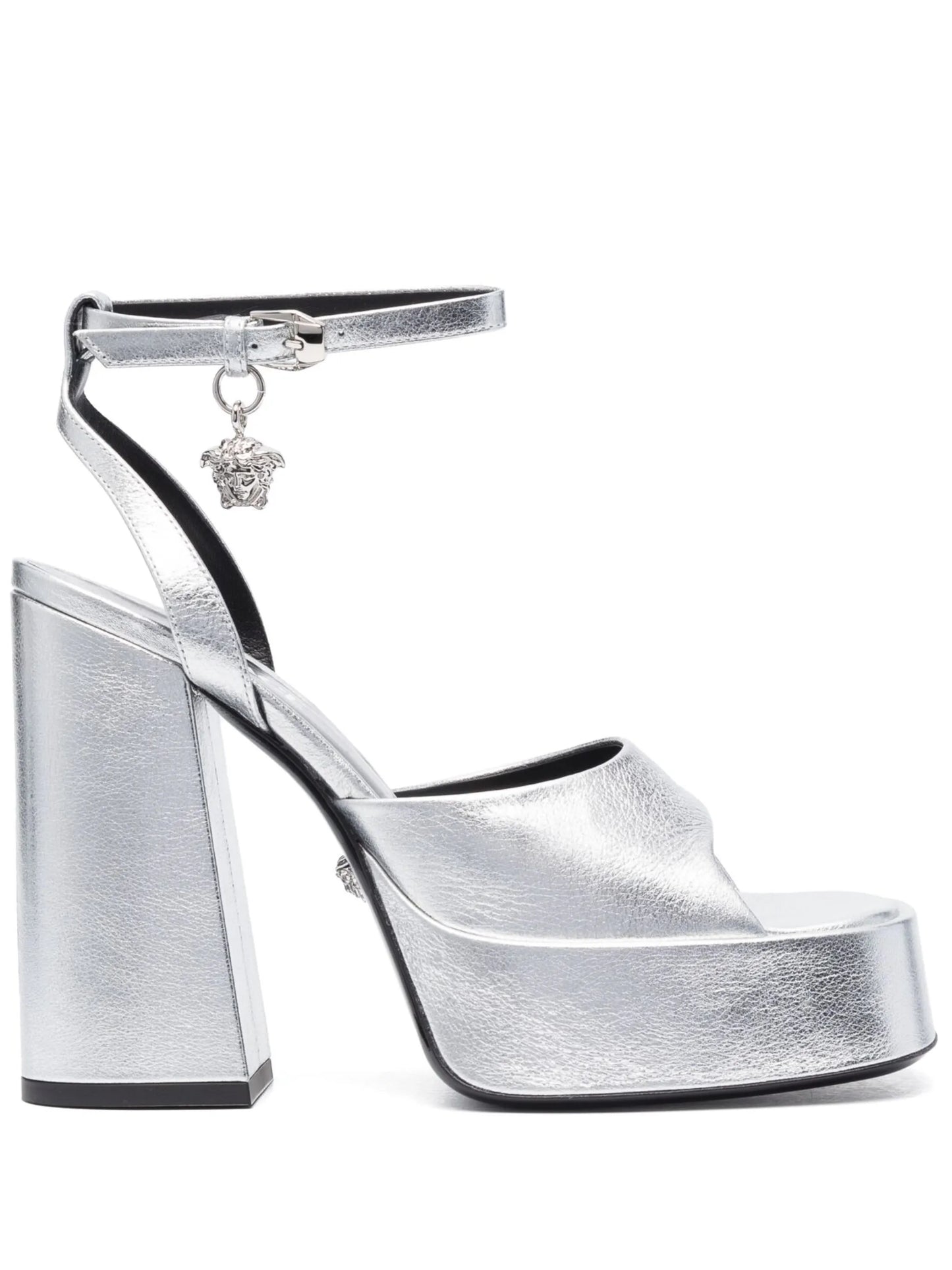 Medusa 130mm platform leather sandals