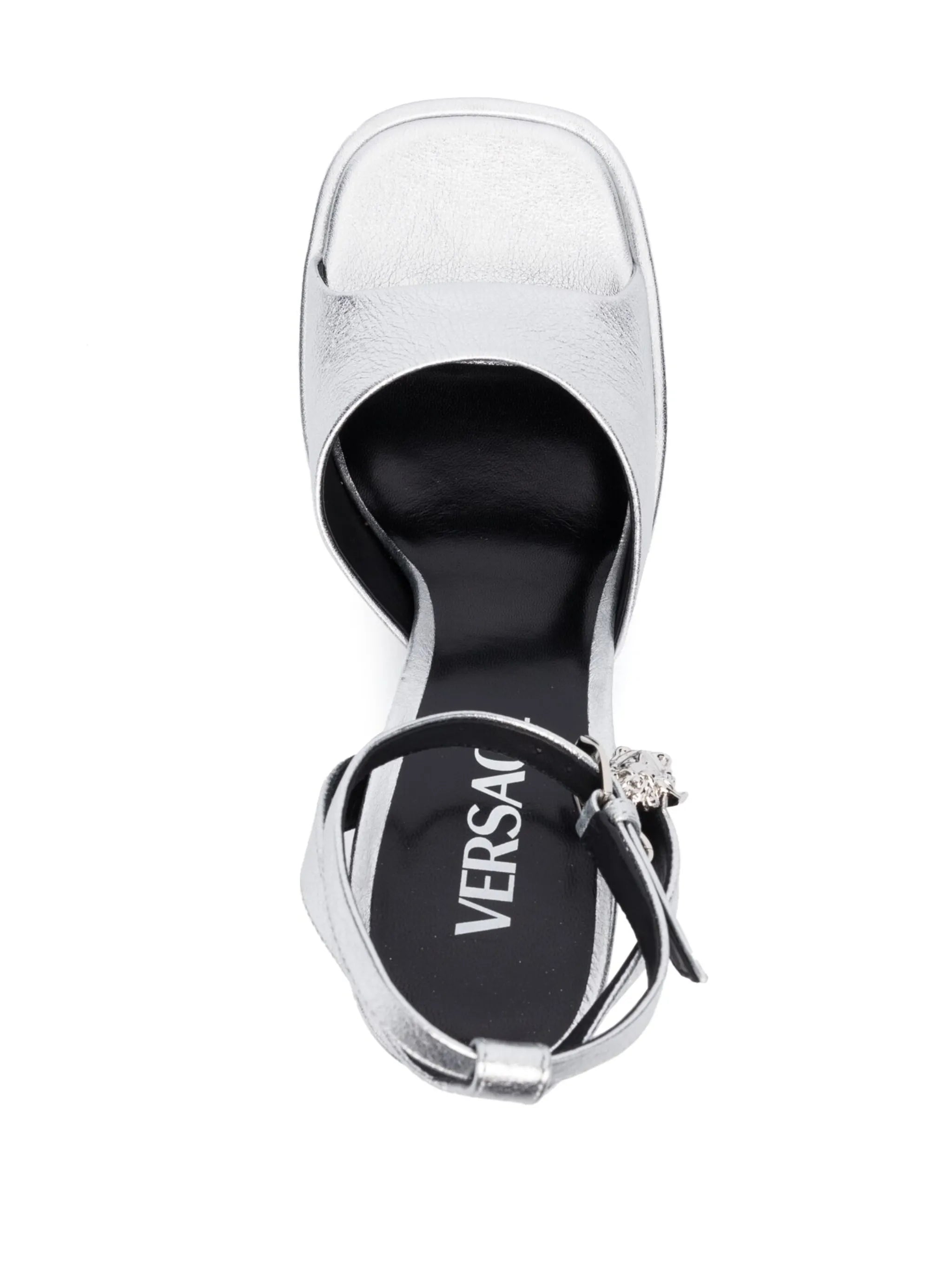 Medusa 130mm platform leather sandals