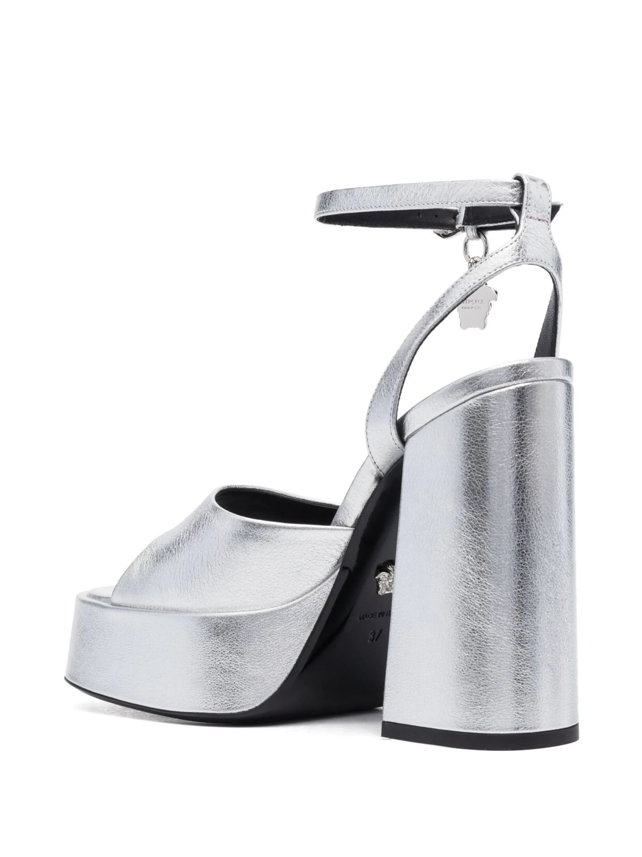 Medusa 130mm platform leather sandals