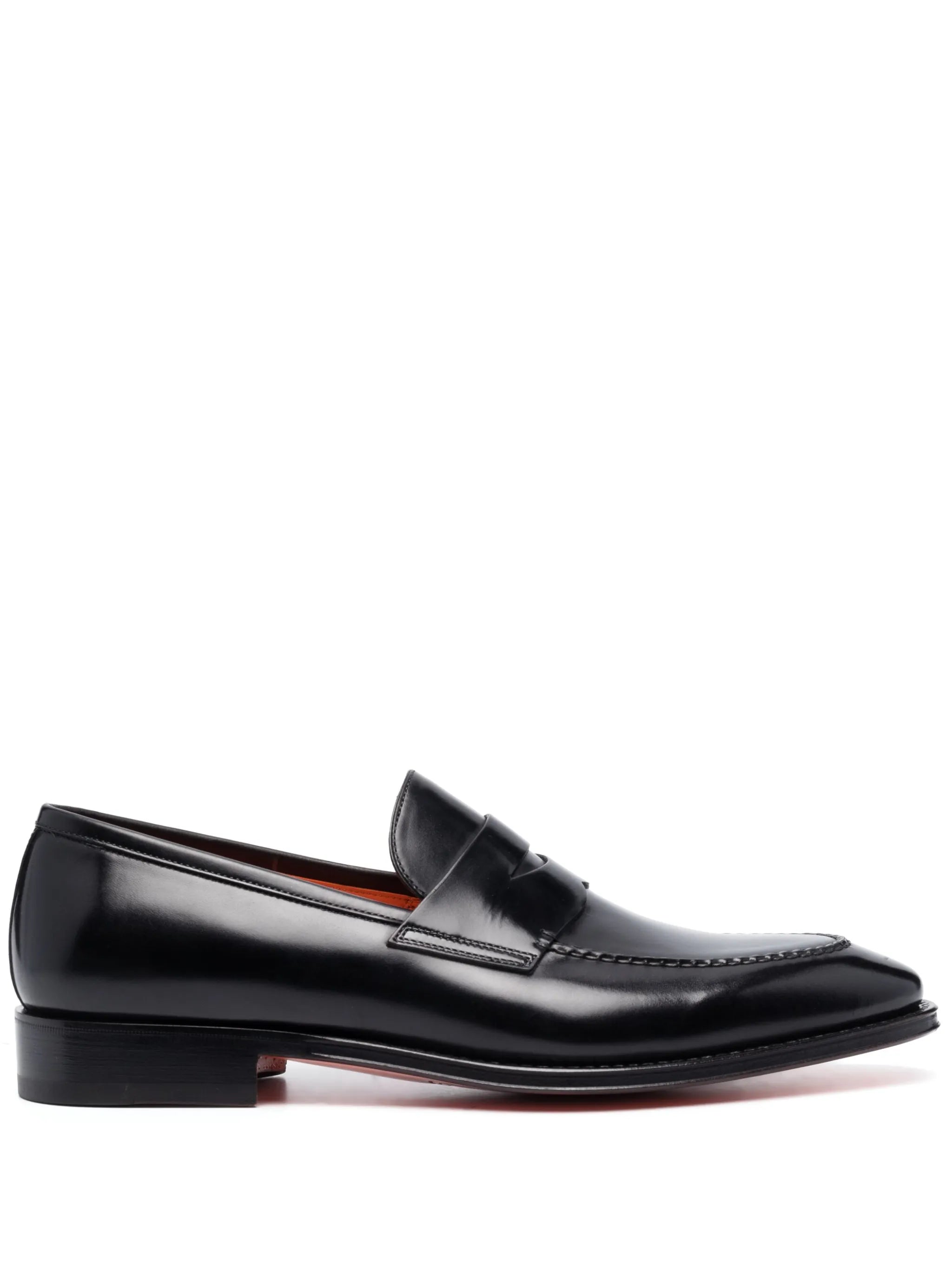 leather penny loafers