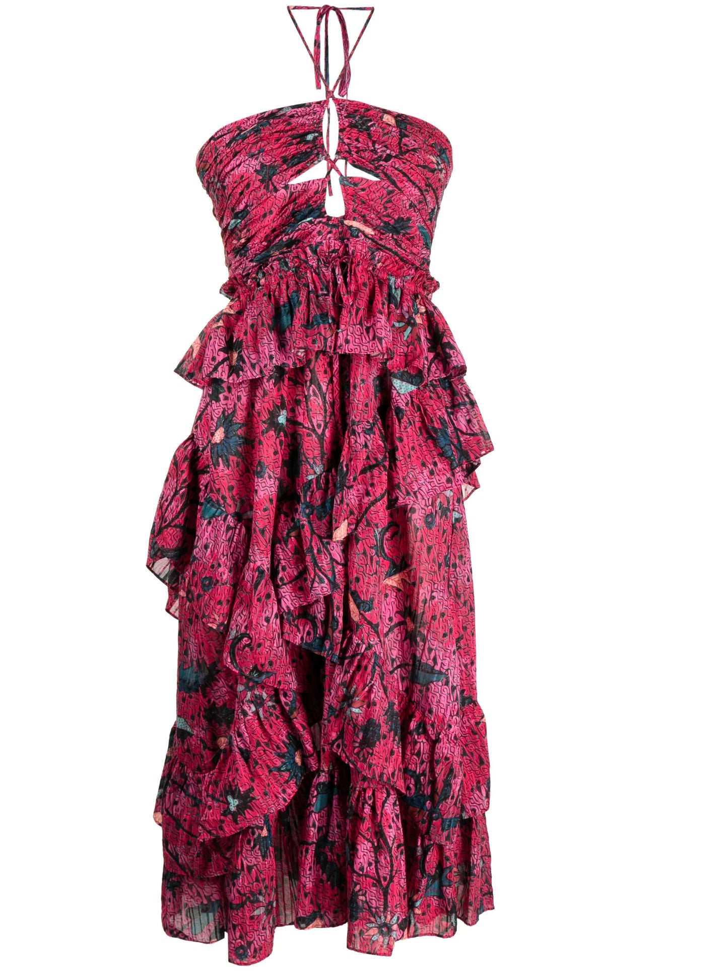 Simona floral-print dress