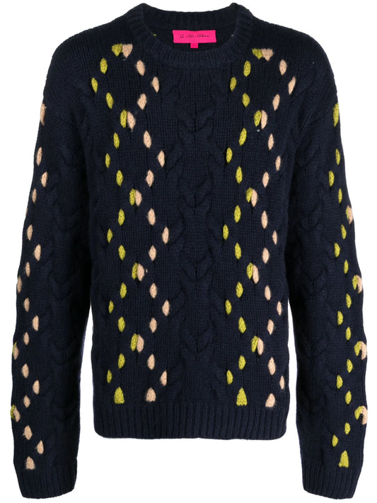 cable-knit cashmere jumper