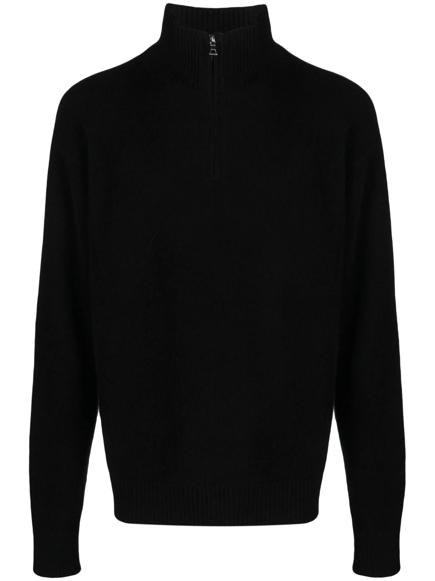 half-zip cashmere jumper