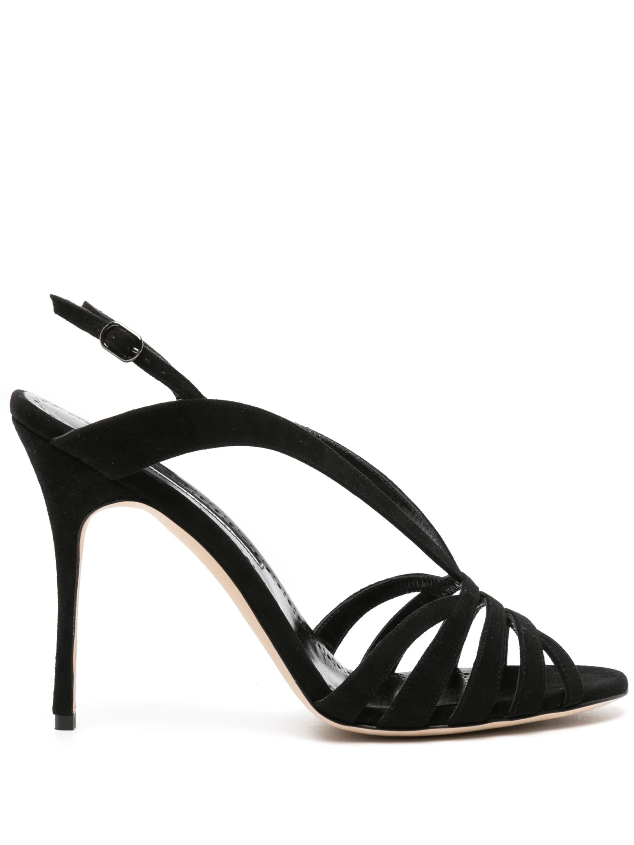 Sardina 105mm suede sandals
