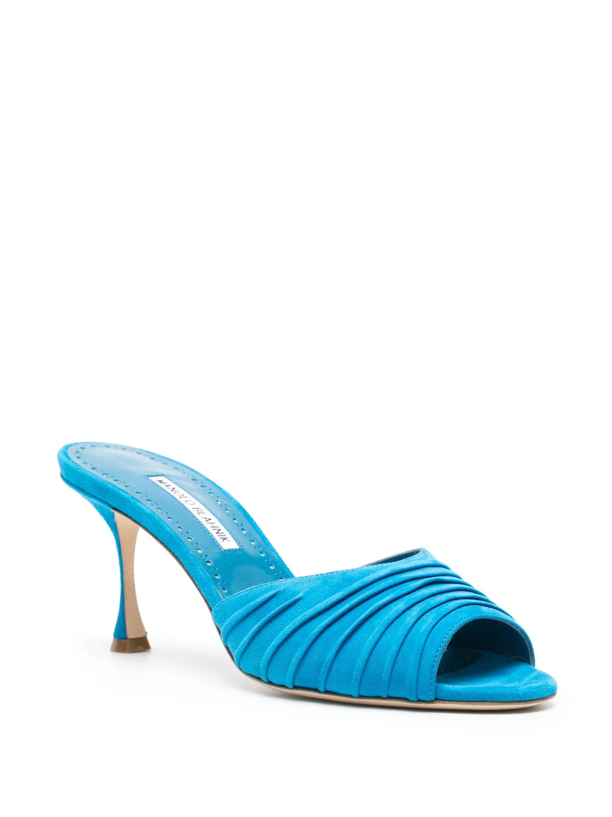 70mm Pirua ruched sandals