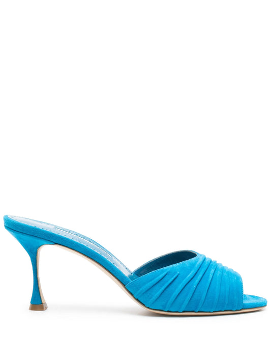 70mm Pirua ruched sandals