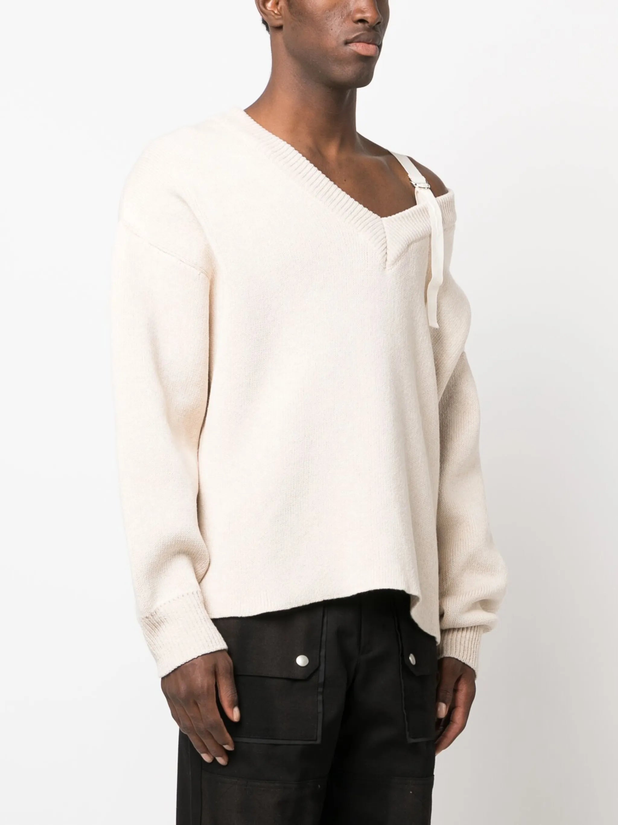 La Maille Sargas asymmetric jumper