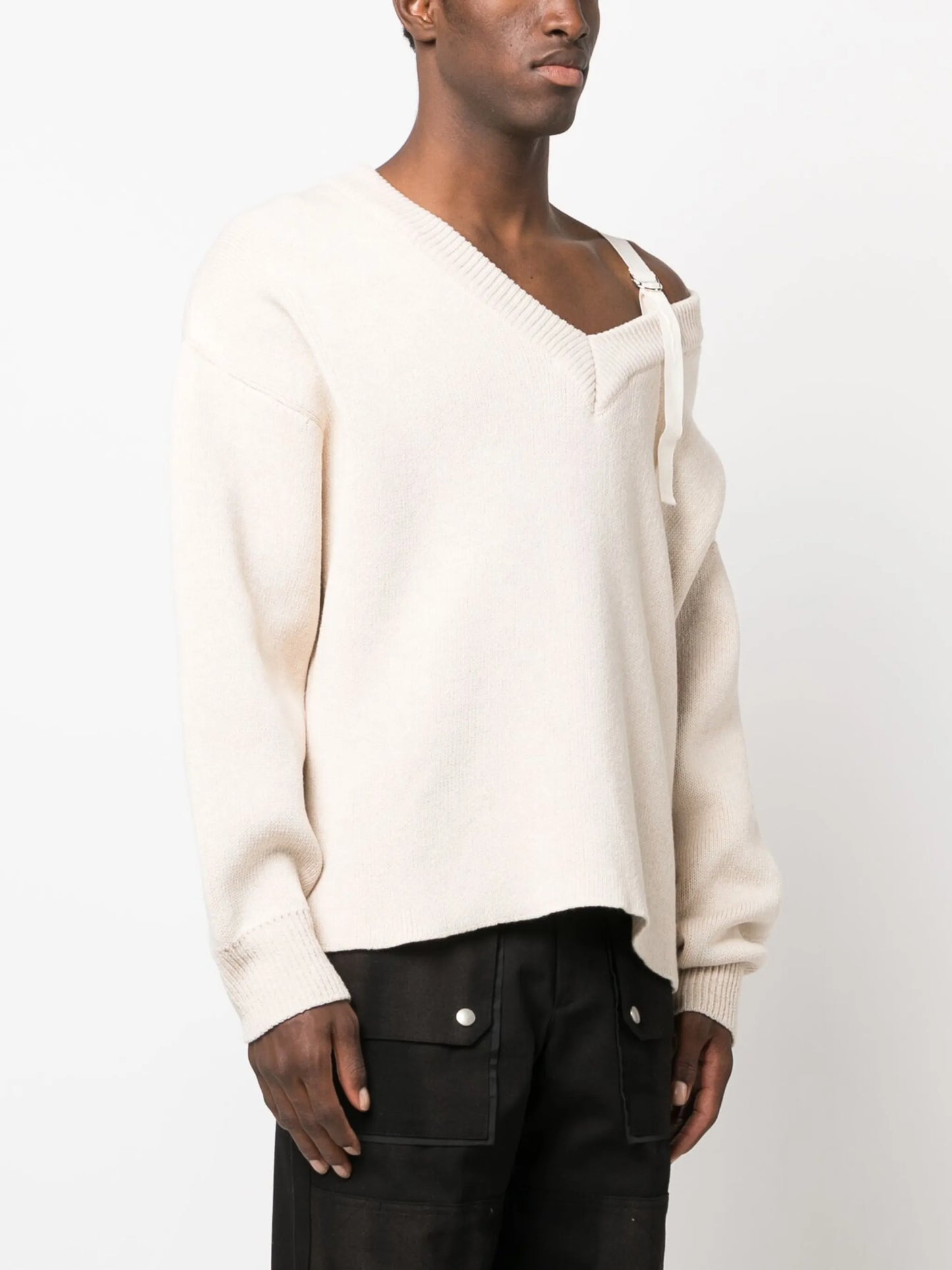 La Maille Sargas asymmetric jumper