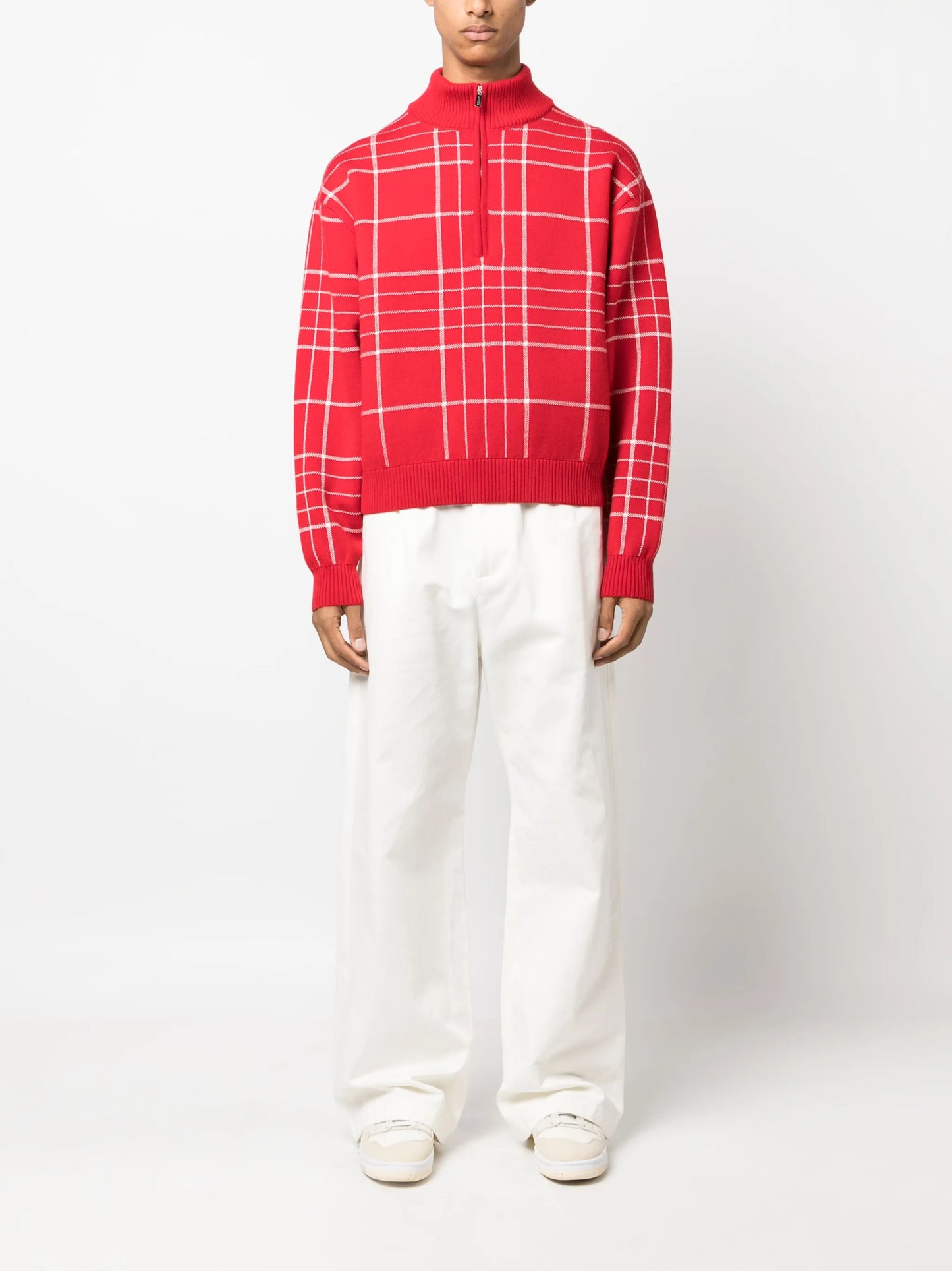 La Maille Carro checked sweatshirt