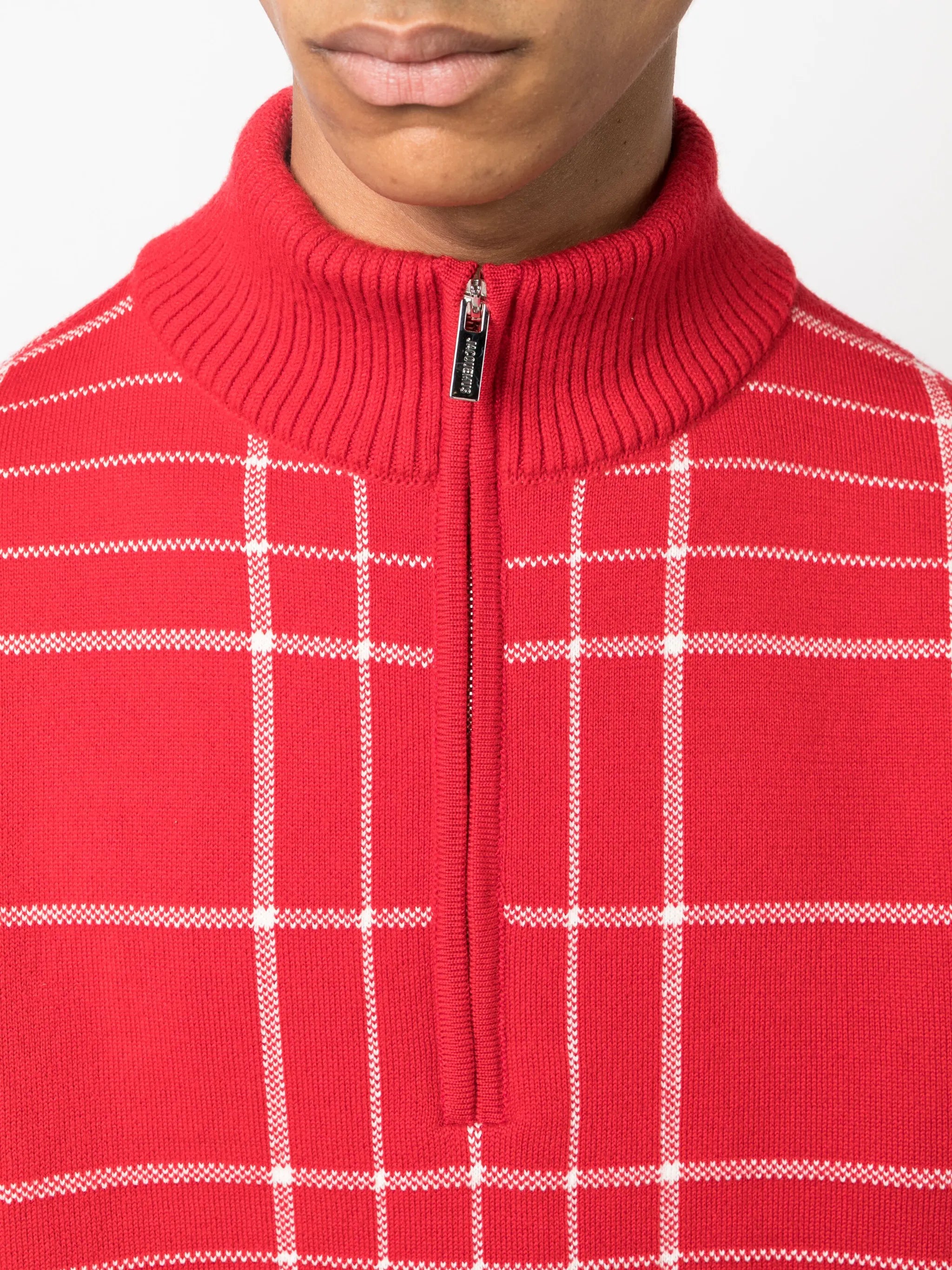 La Maille Carro checked sweatshirt