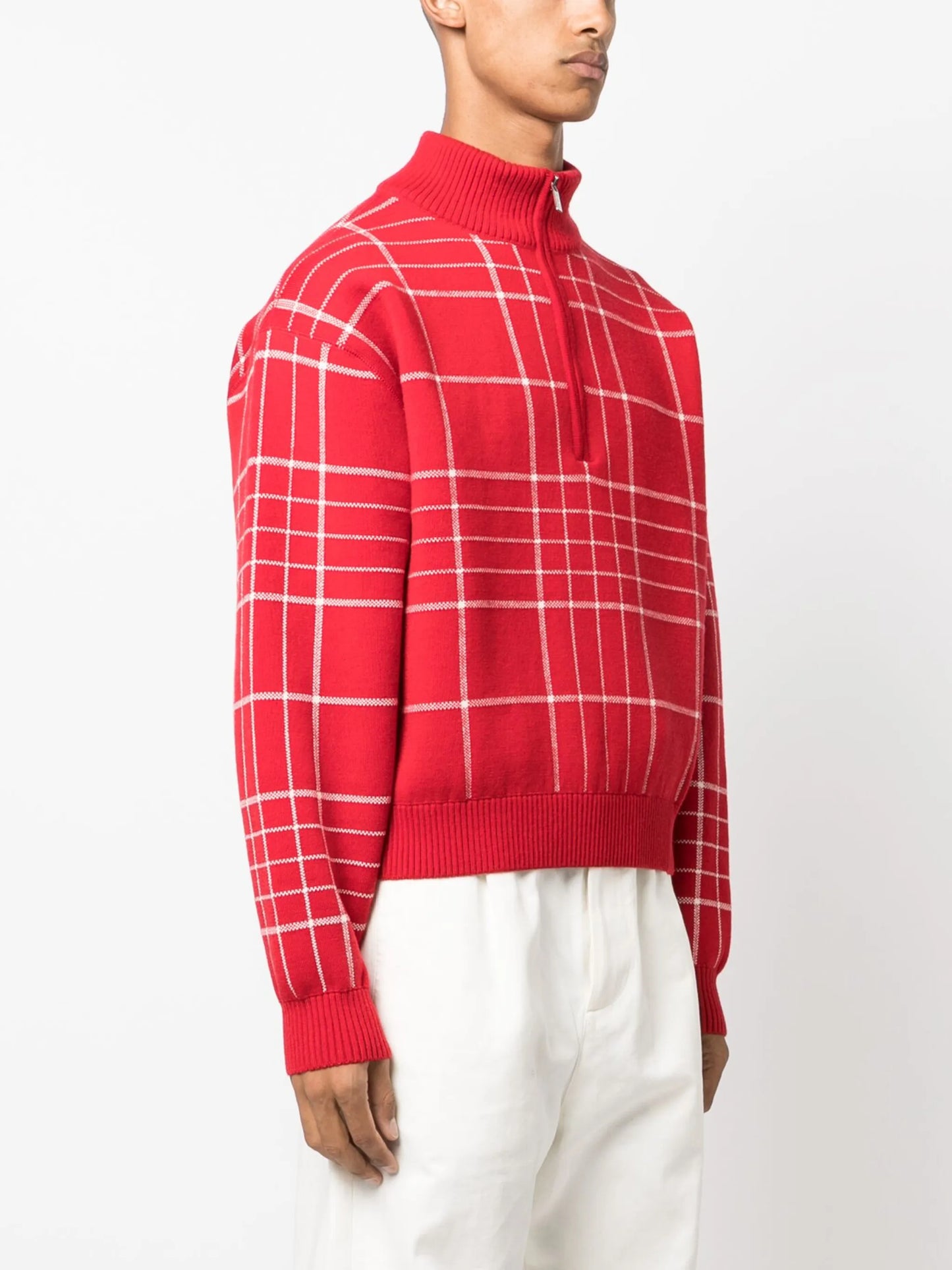La Maille Carro checked sweatshirt