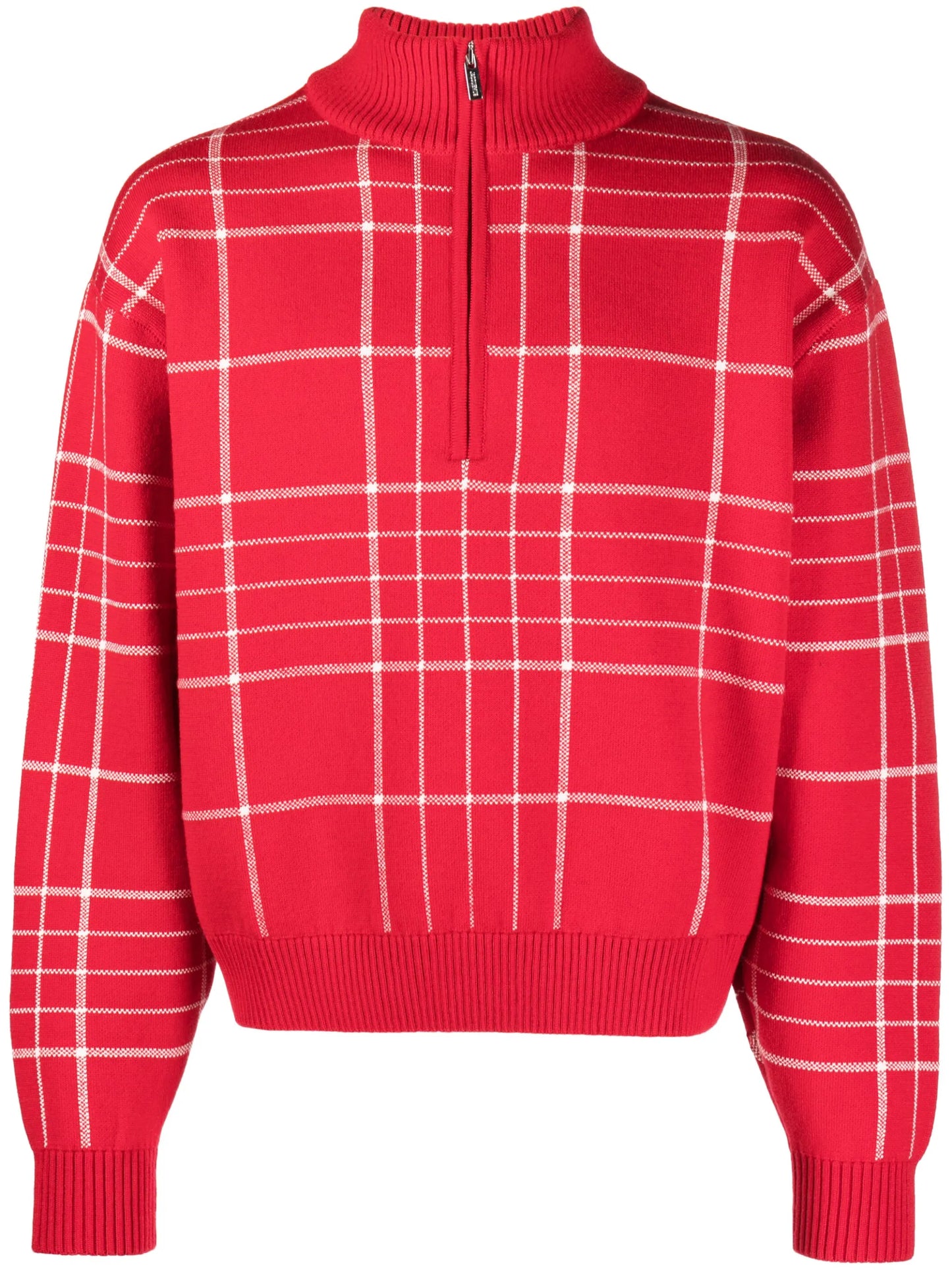 La Maille Carro checked sweatshirt