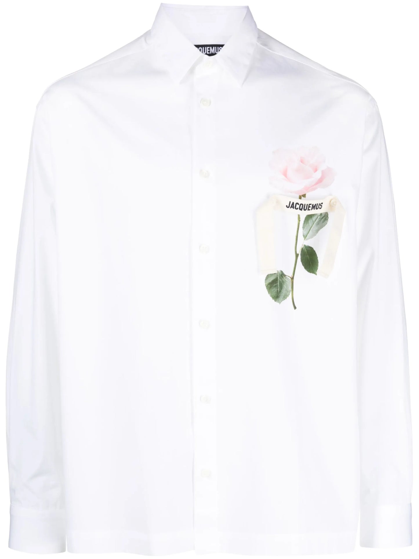 La Chemise Baou rose-print shirt