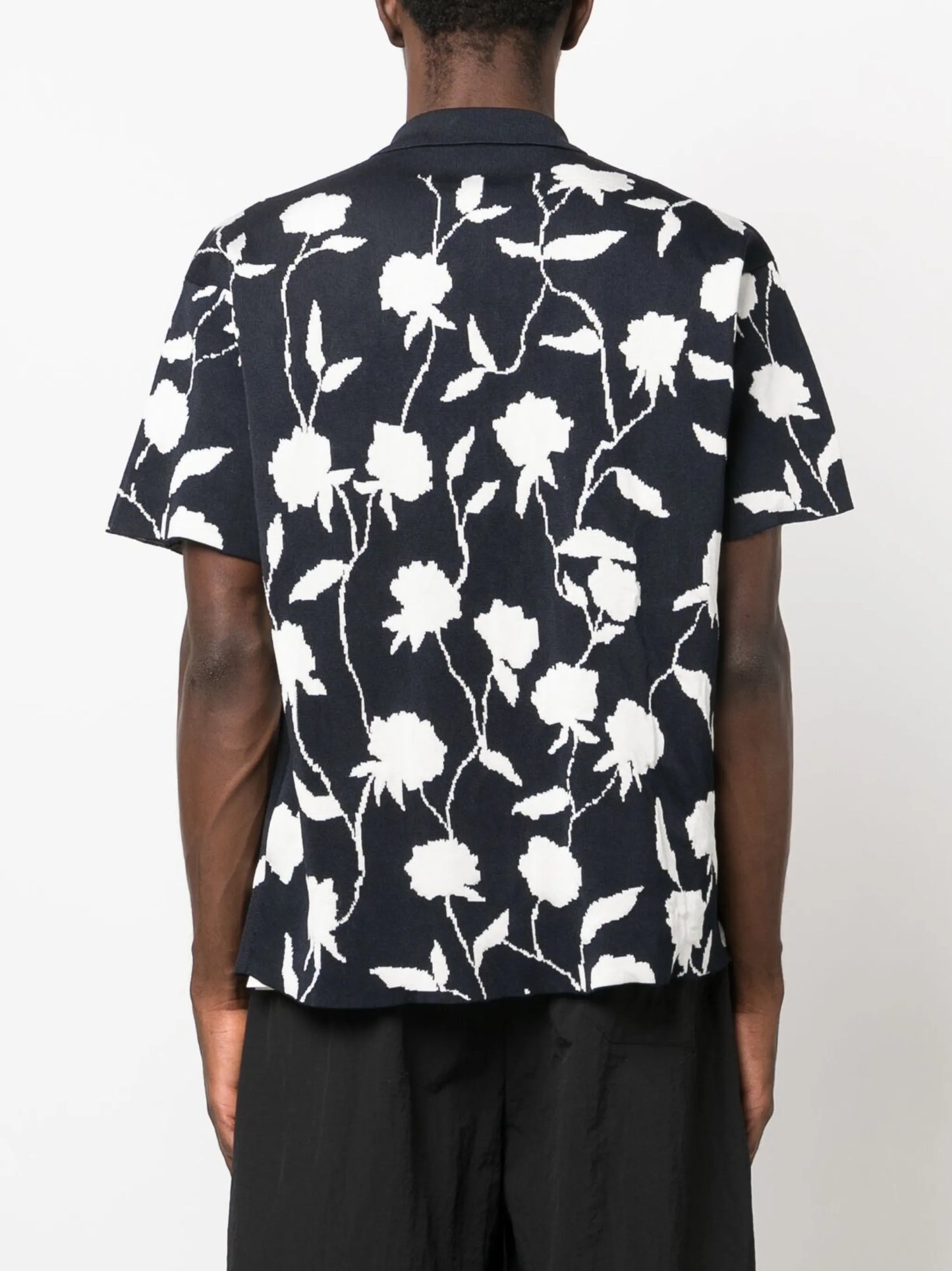 La Chemise Maille rose-jacquard shirt