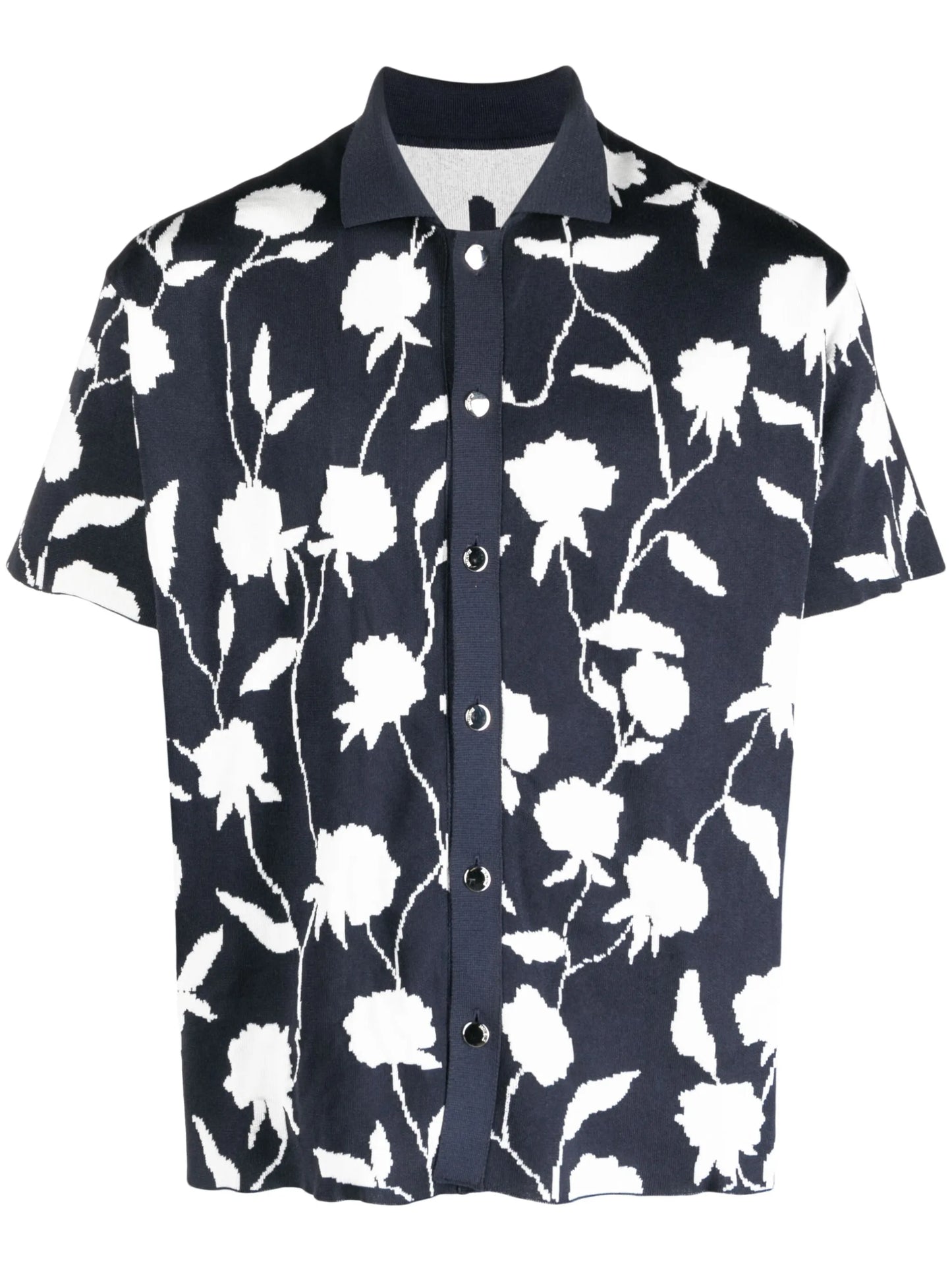 La Chemise Maille rose-jacquard shirt