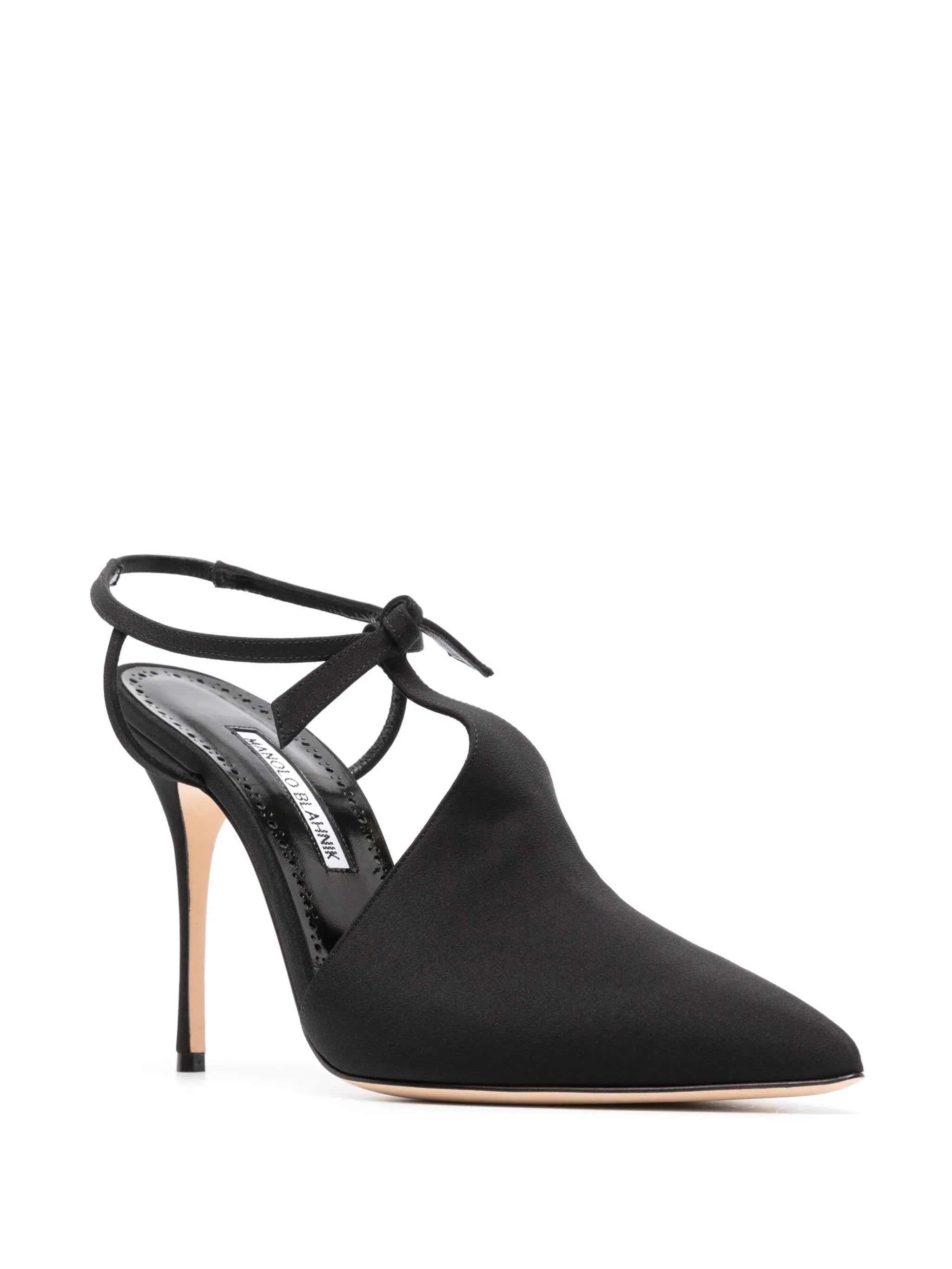 Horna 105mm bow-embellished pumps